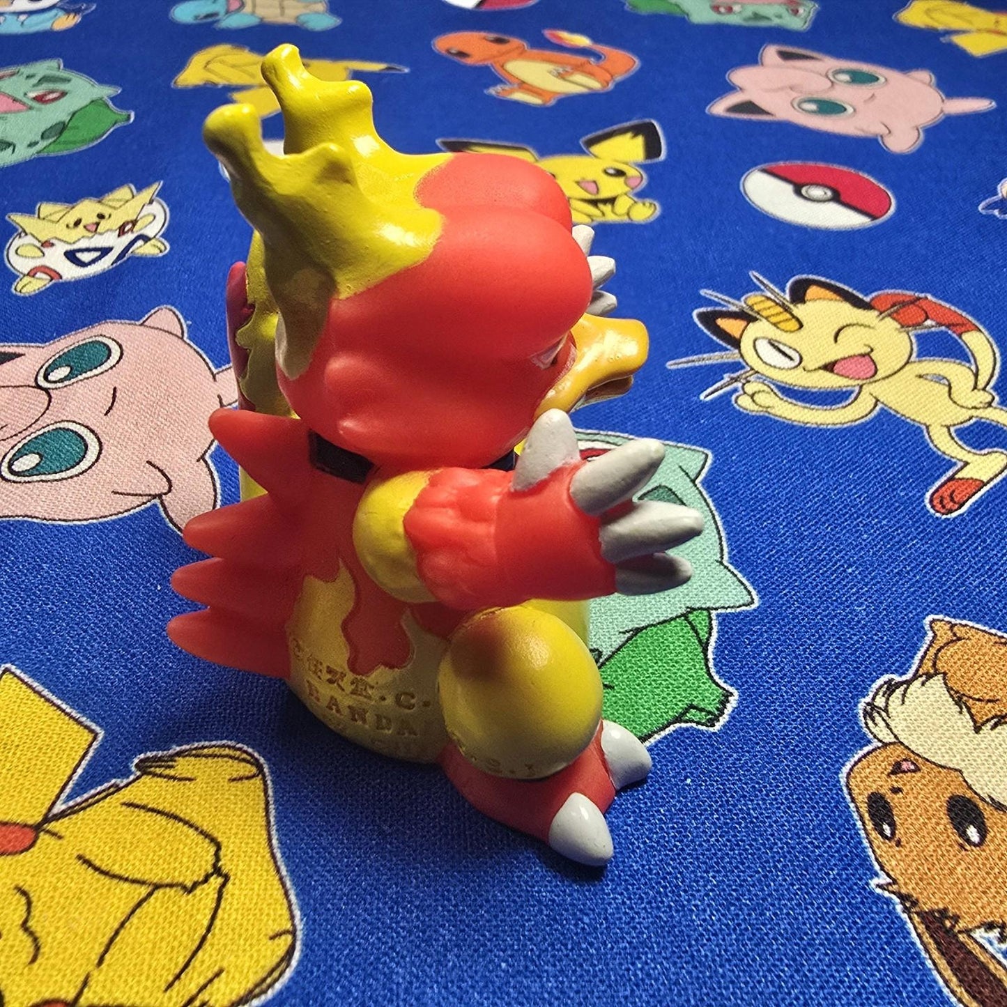 Pokemon Magmar Figure Finger Puppet 1997 Nintendo Bandai Vintage Japan US Seller