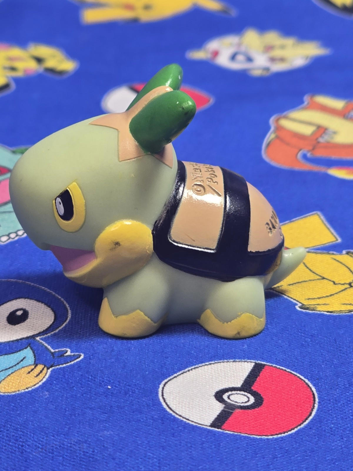 Pokemon Turtwig Figure Finger Puppet 2007 Nintendo Bandai PVC Japan USA Seller