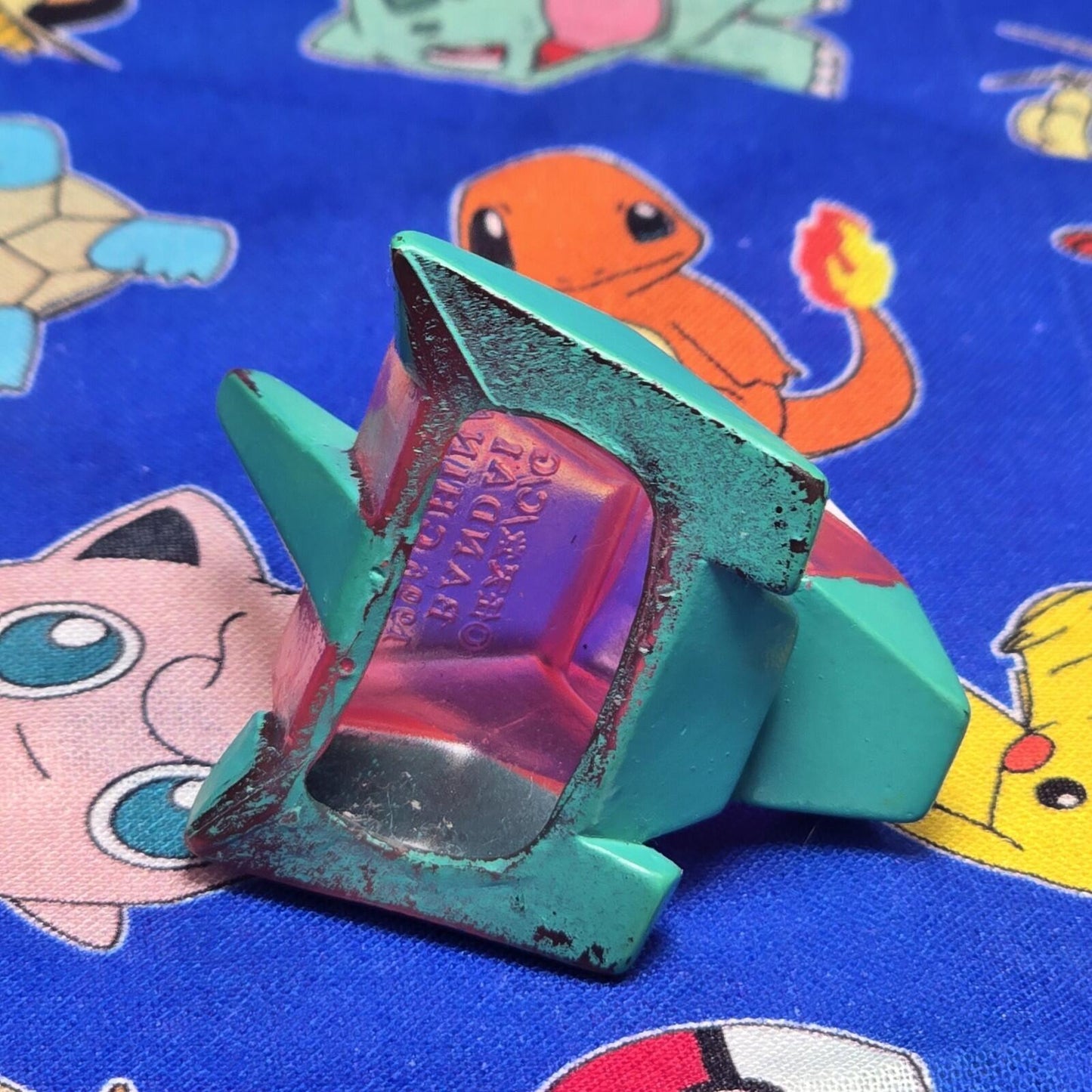 Pokemon Porygon Clear Figure Finger Puppet 1996 Nintendo Bandai Vintage Japan US