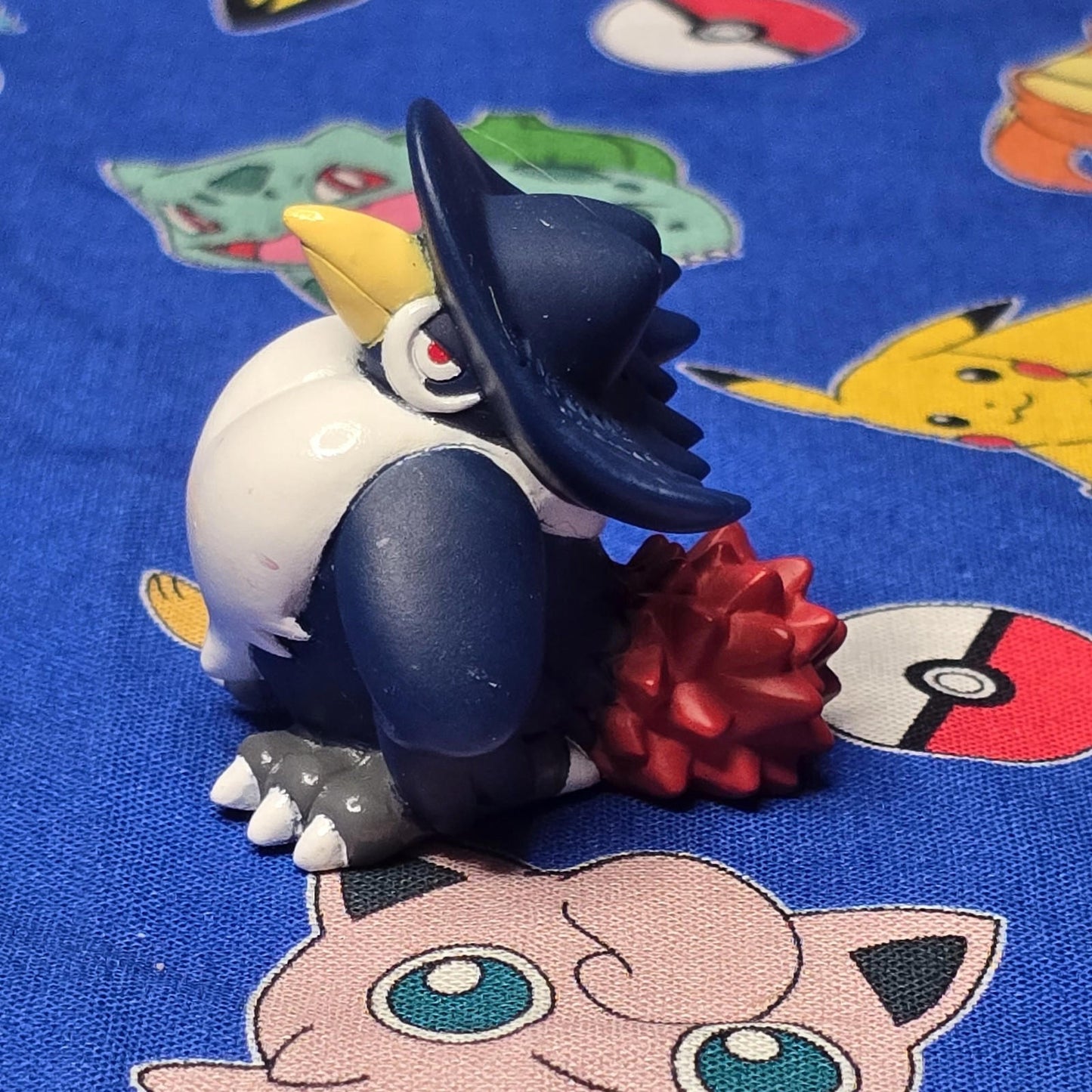 Pokemon Honchkrow Figure Finger Puppet 2009 Nintendo Bandai PVC Japan USA Seller