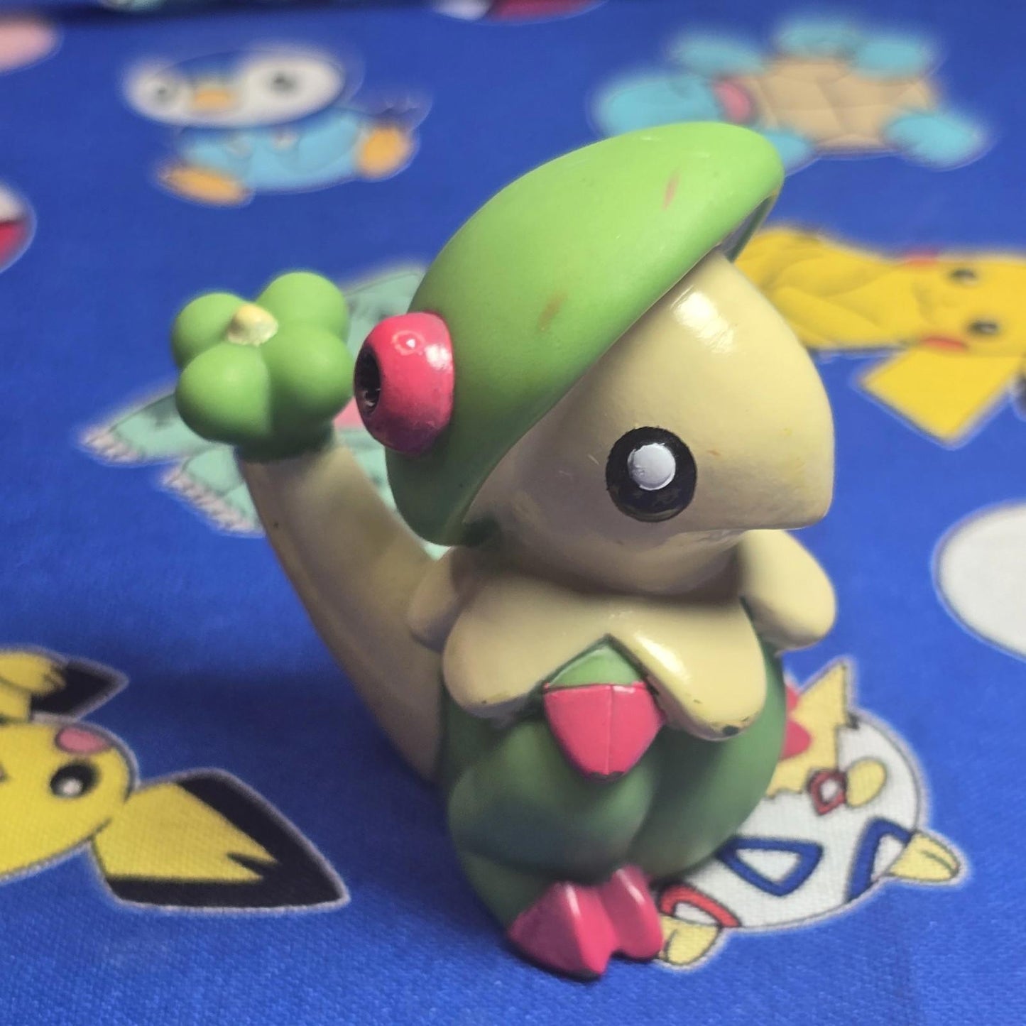 Pokemon Breloom Figure Finger Puppet 2004 Nintendo Bandai PVC Vintage Japan USA
