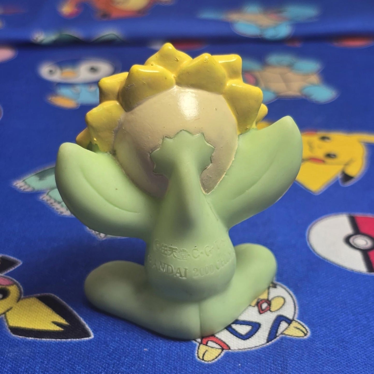 Pokemon Sunflora Figure Finger Puppet 2000 Nintendo Bandai Vintage PVC Japan USA