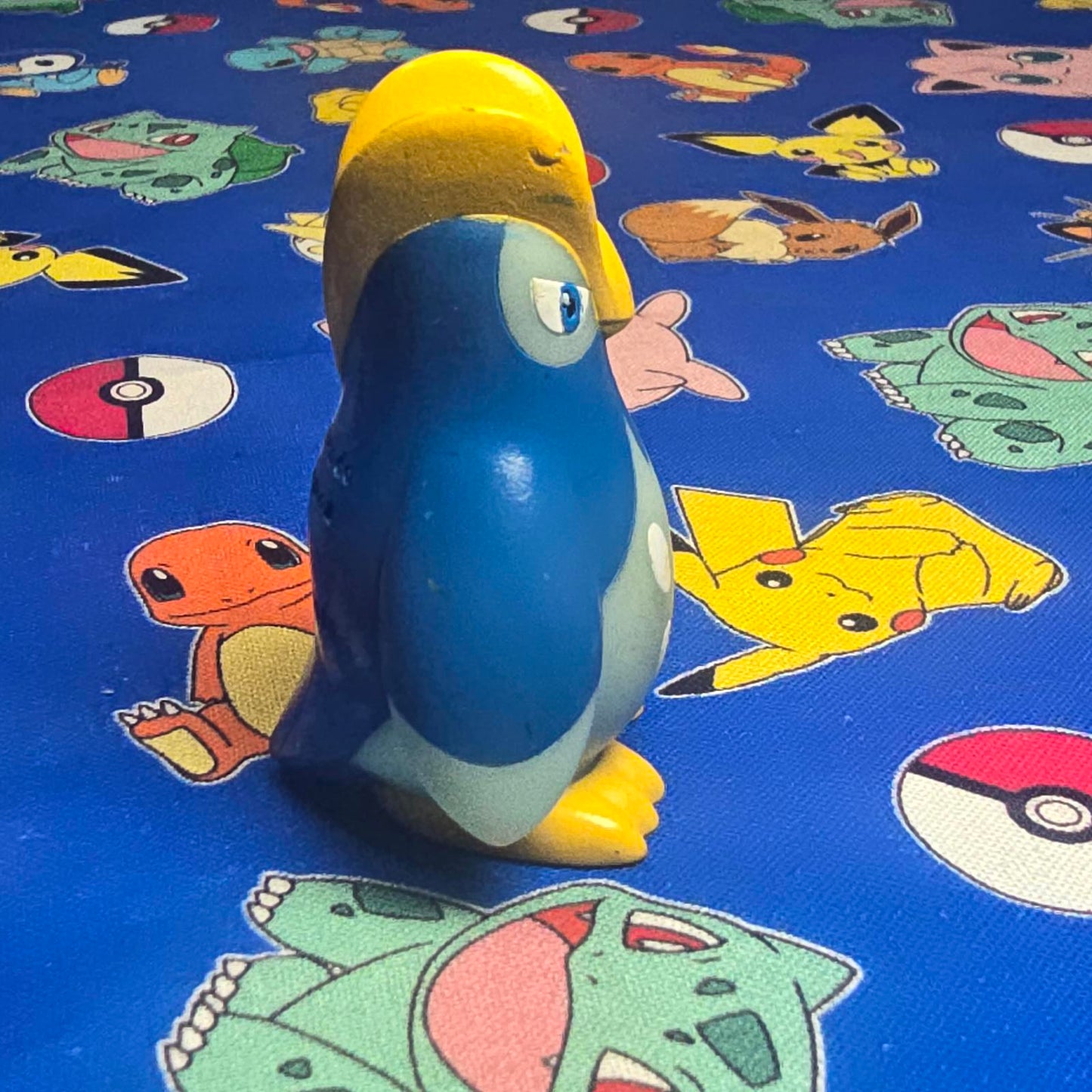 Pokemon Prinplup Figure Finger Puppet 2006 Nintendo Bandai PVC Japan USA Seller