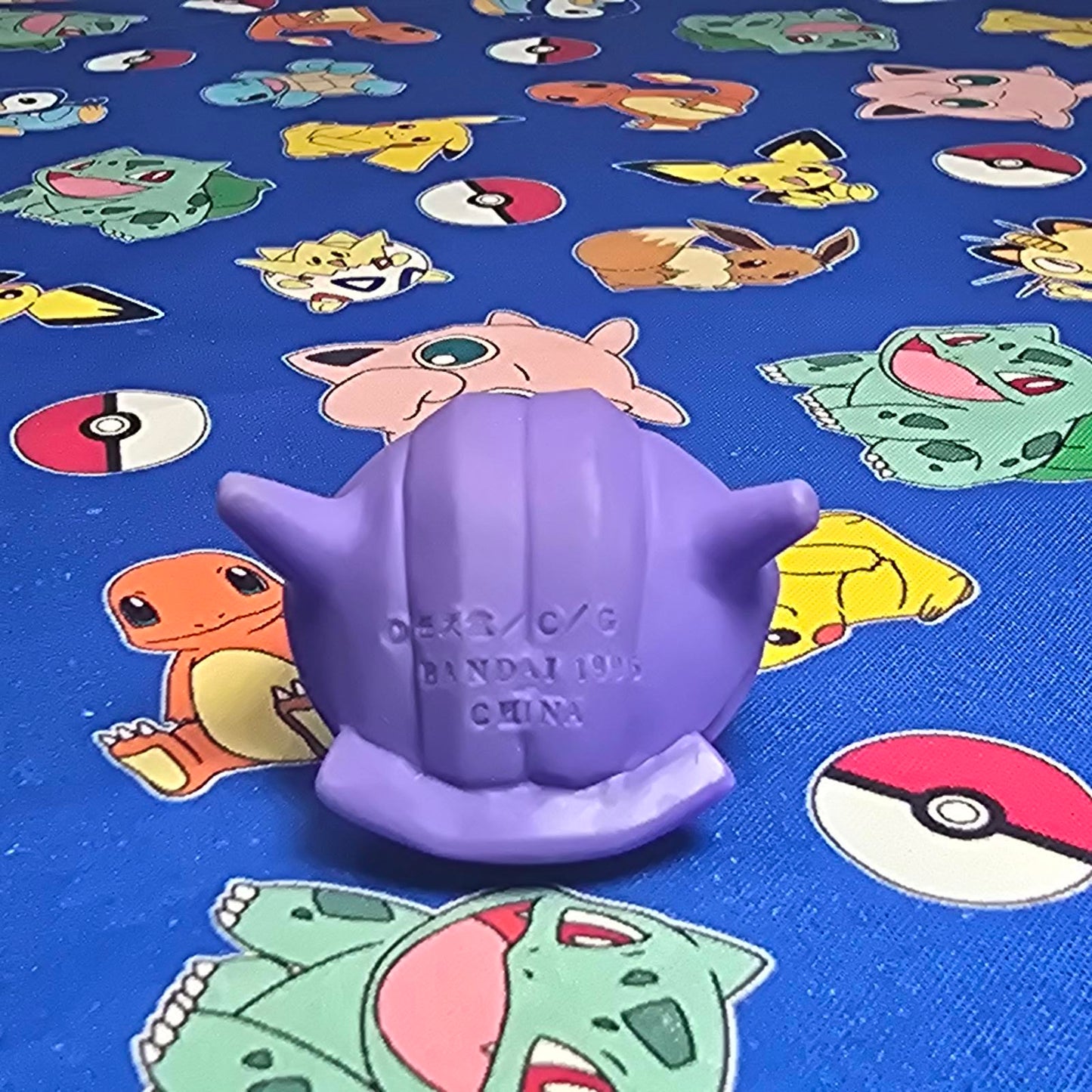 Pokemon Shellder Figure Finger Puppet 1996 Nintendo Bandai PVC Vintage Japan USA