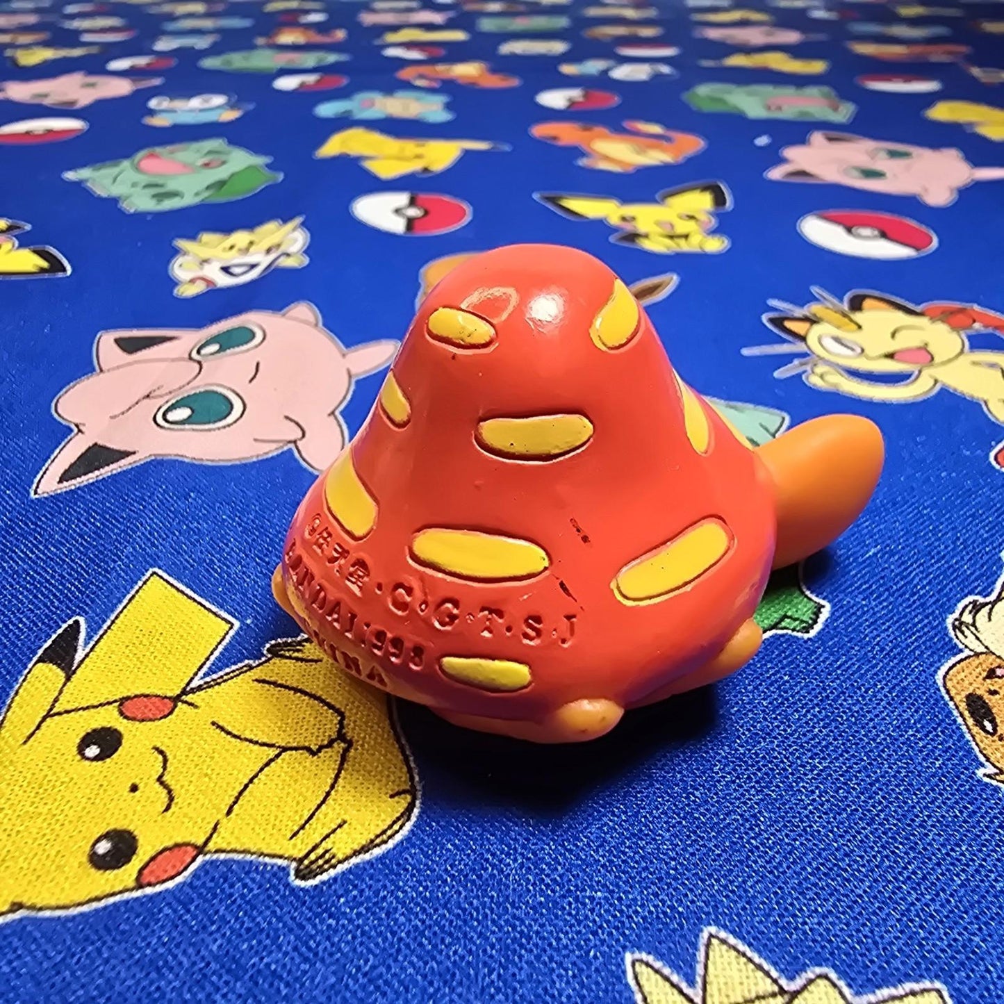 Pokemon Parasect Figure Finger Puppet 1998 Nintendo Bandai Vintage PVC Japan USA