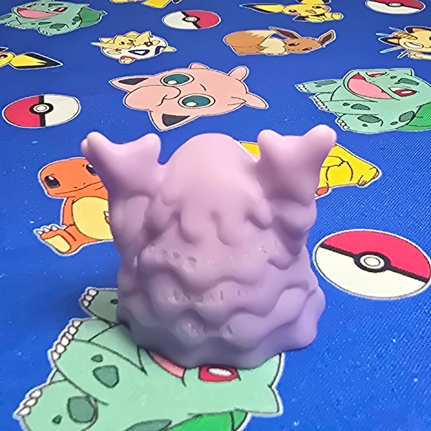 Pokemon Grimer Figure Finger Puppet 1997 Nintendo Bandai PVC Vintage Japan USA