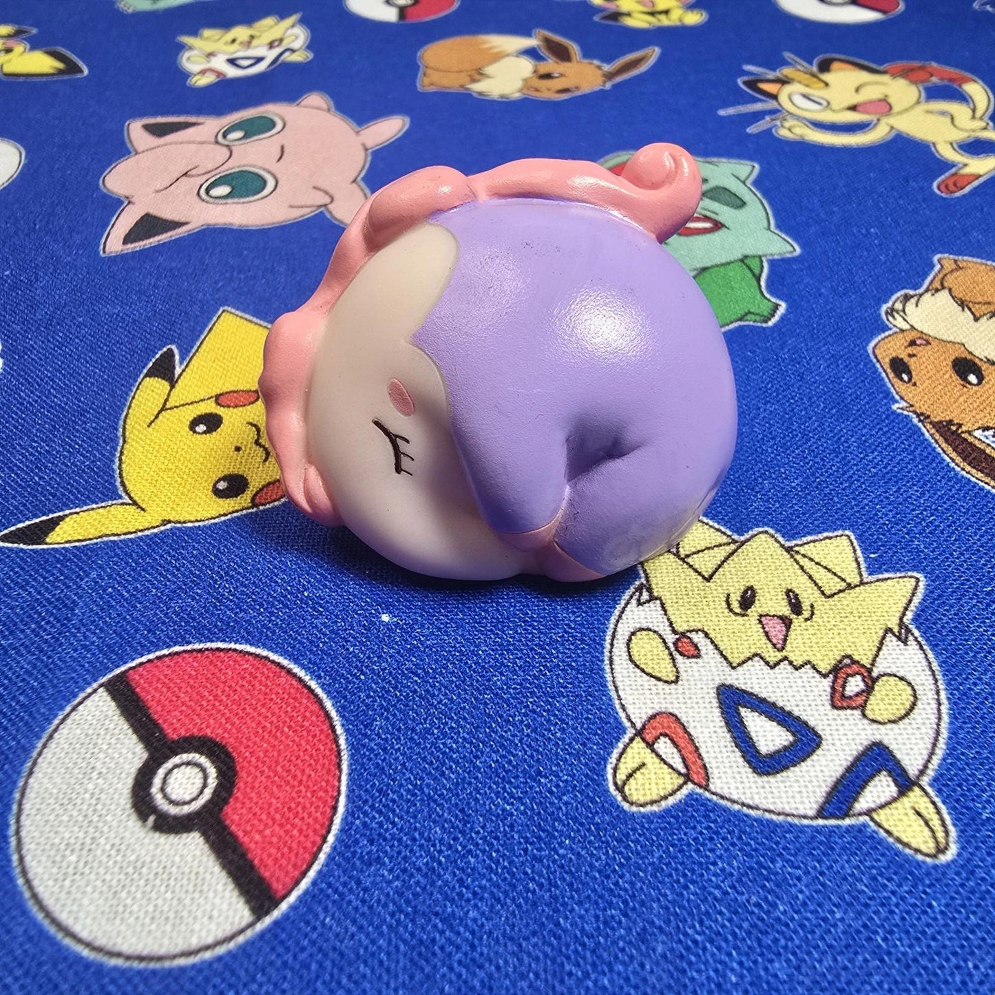 Pokemon Musharna Figure Finger Puppet 2010 Nintendo Bandai PVC Japan USA Seller