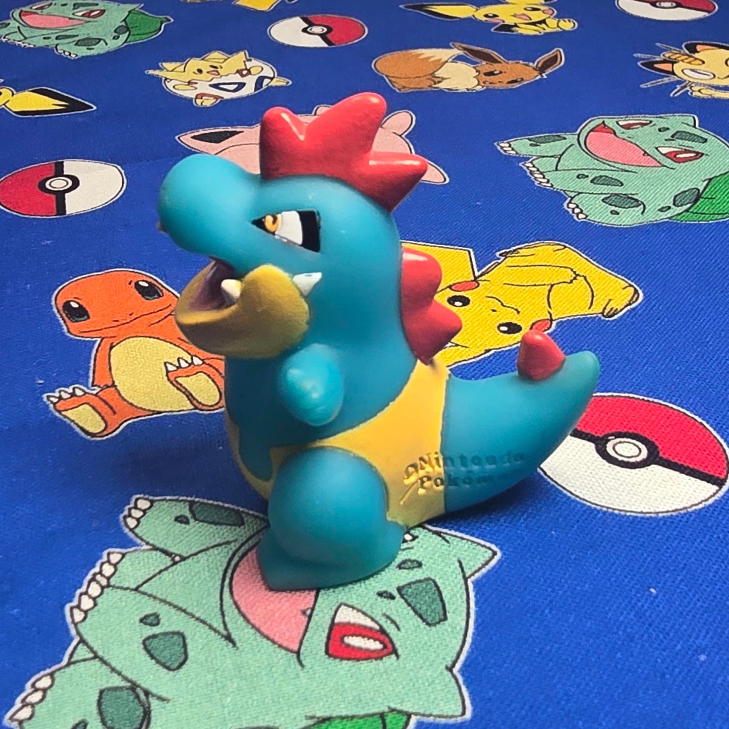 Pokemon Crocnaw Figure Finger Puppets 2008 Nintendo Bandai PVC Japan USA Seller