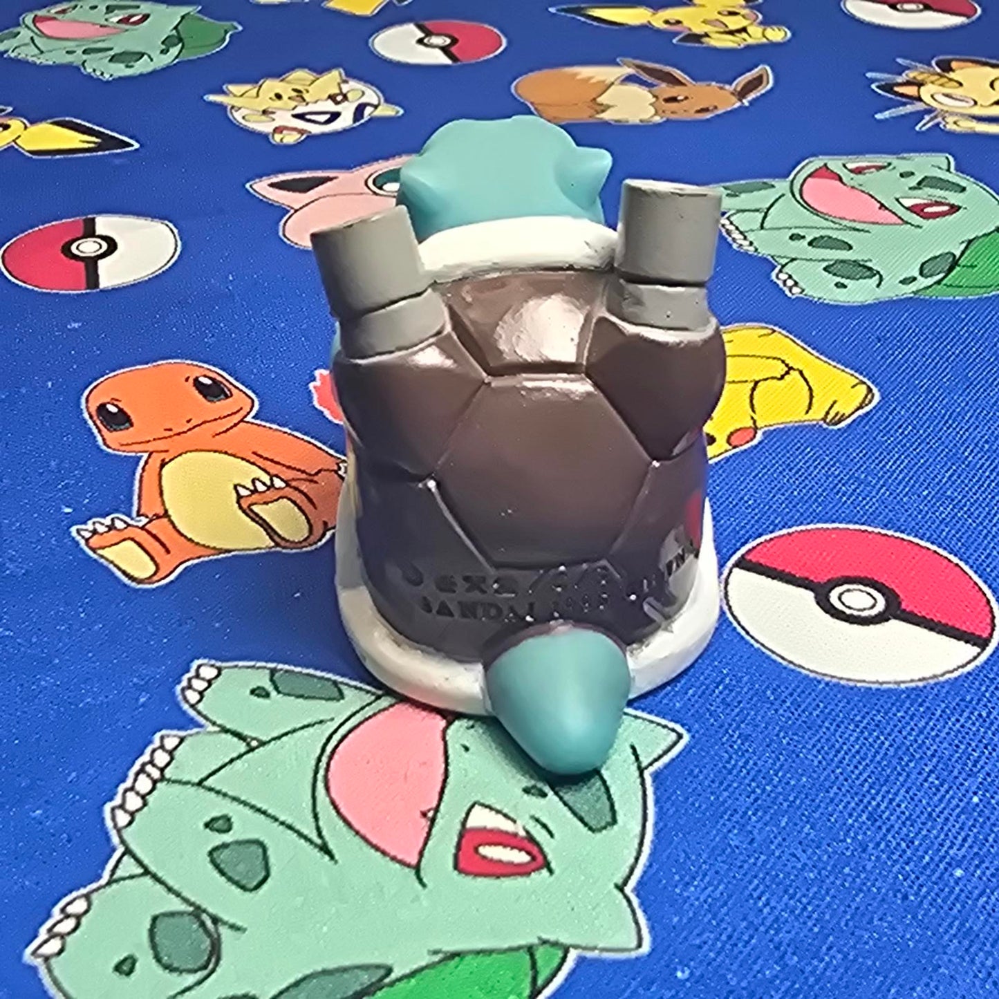 Pokemon Blastoise Figure Finger Puppet 1996 Nintendo Bandai PVC Vintage Japan US