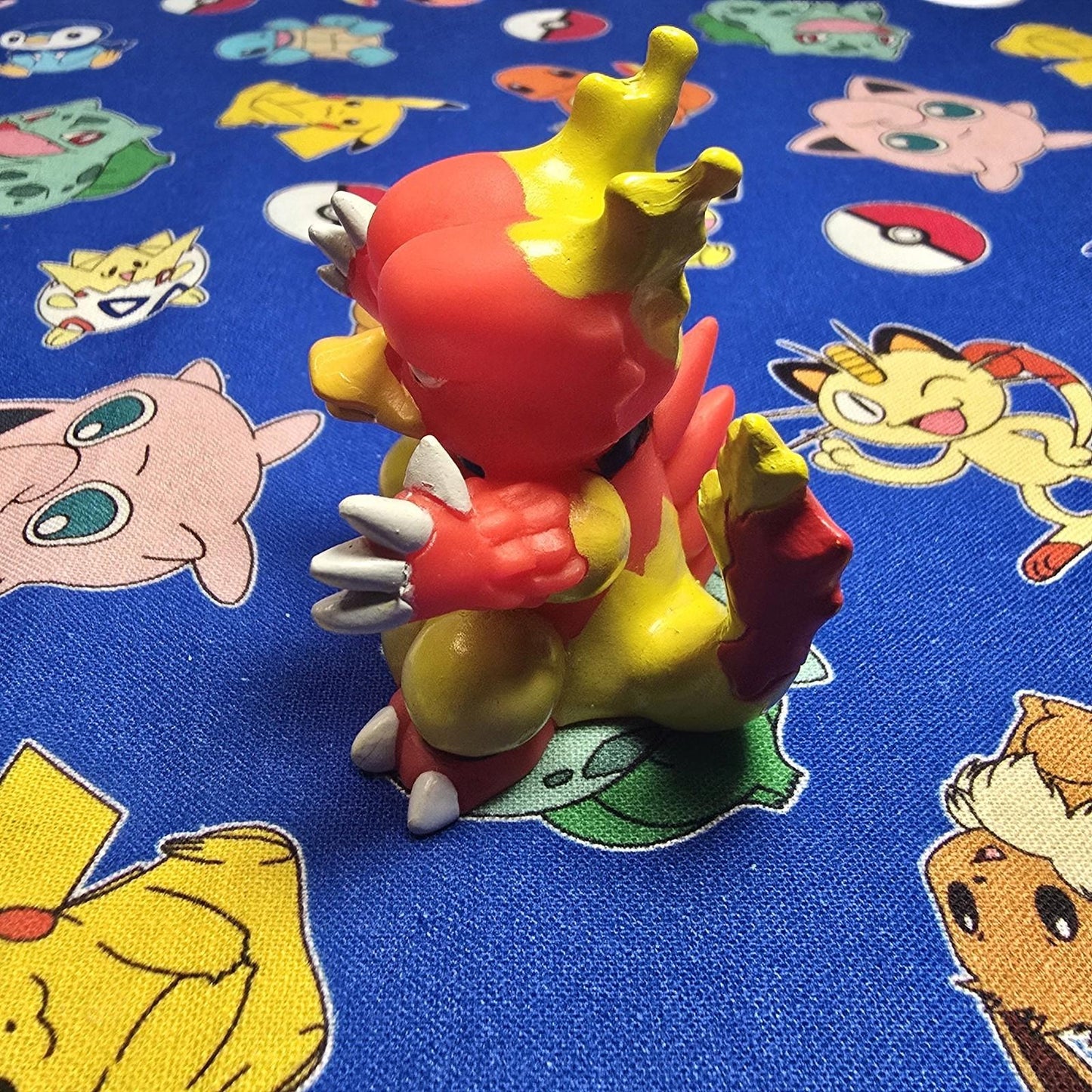Pokemon Magmar Figure Finger Puppet 1997 Nintendo Bandai Vintage Japan US Seller