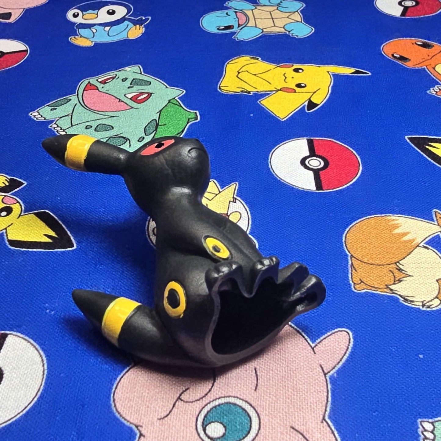 Pokemon Umbreon Figure Finger Puppet 2000 Nintendo Bandai PVC Vintage Japan US