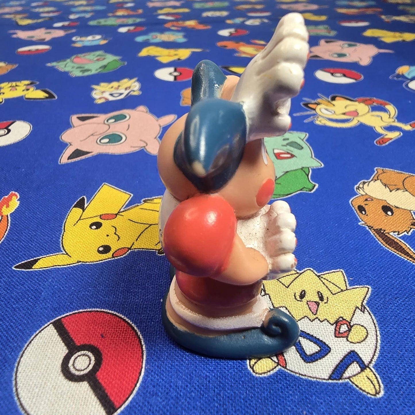Pokemon Mr Mime Dark Figure Finger Puppet 1998 Nintendo Bandai Vintage Japan USA