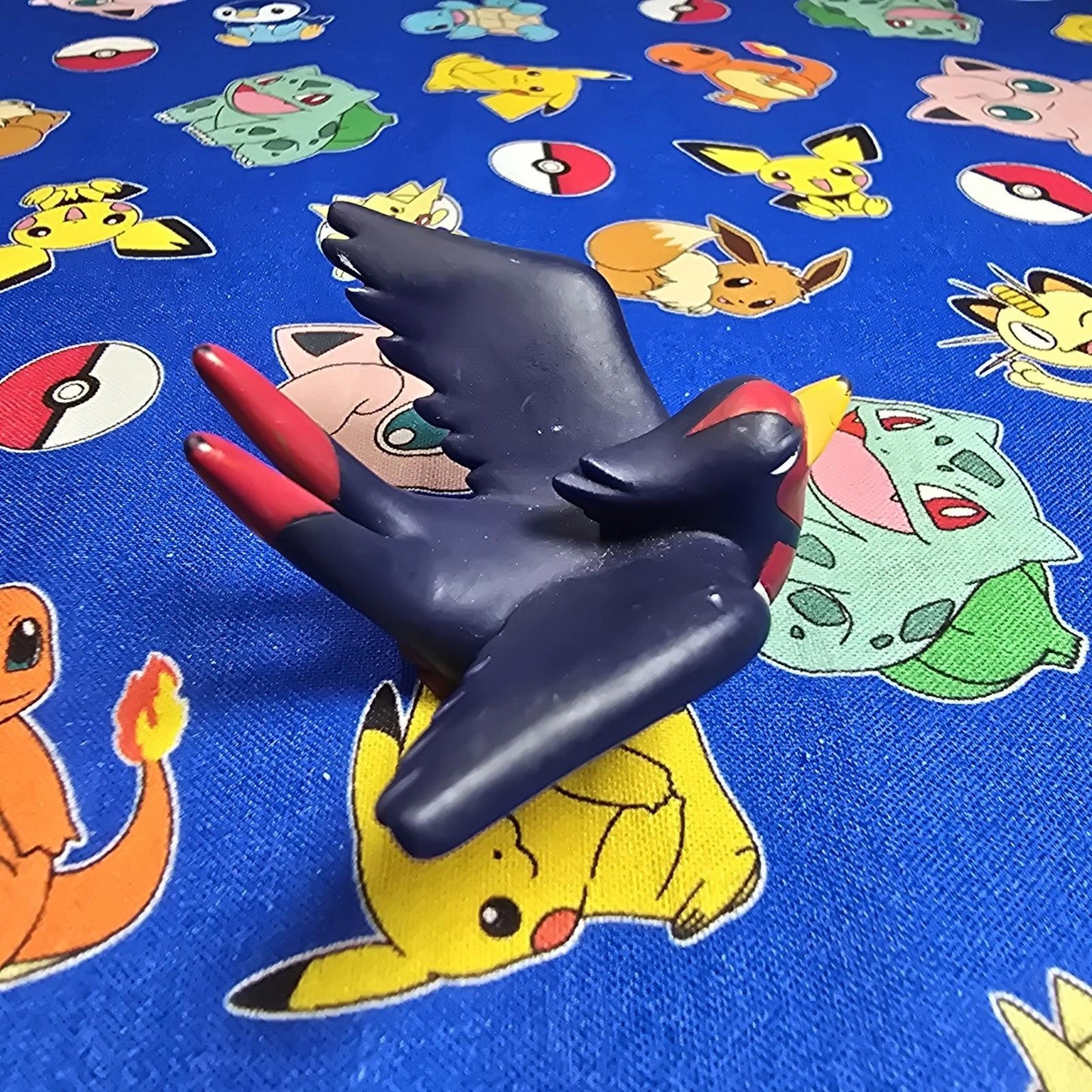 Pokemon Swellow Figure Finger Puppet 2006 Nintendo Bandai PVC Vintage Japan USA