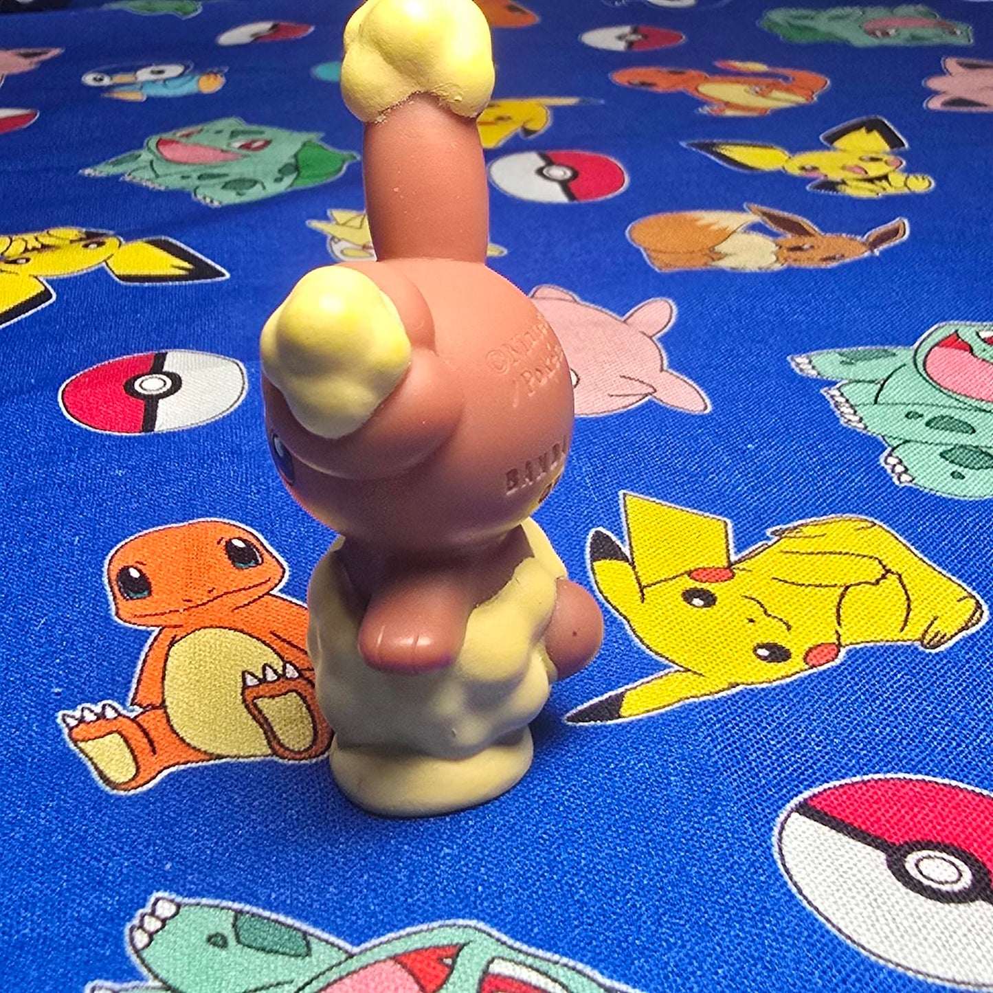 Pokemon Buneary Figure Finger Puppet 2006 Nintendo Bandai PVC Vintage Japan USA