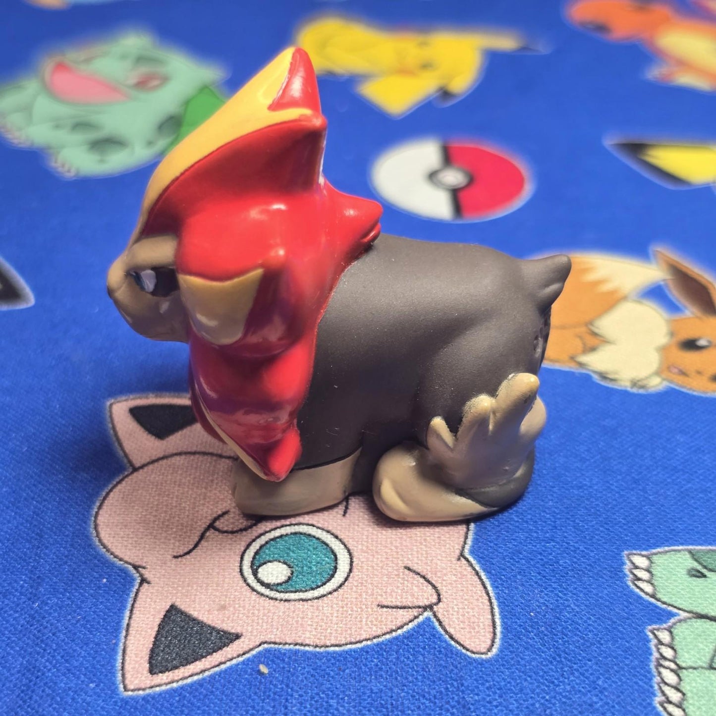 Pokemon Pyroar Figure Finger Puppet 2014 Nintendo Bandai Vintage Japan USA