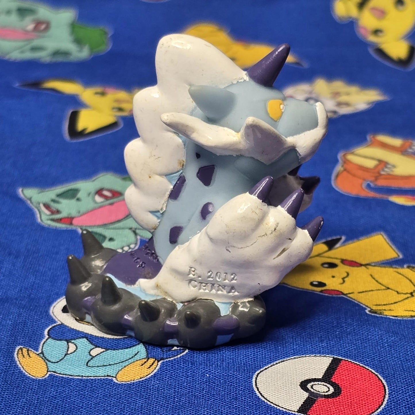 Pokemon Thundurus Figure Finger Puppet 2012 Nintendo Bandai PVC Japan USA Seller