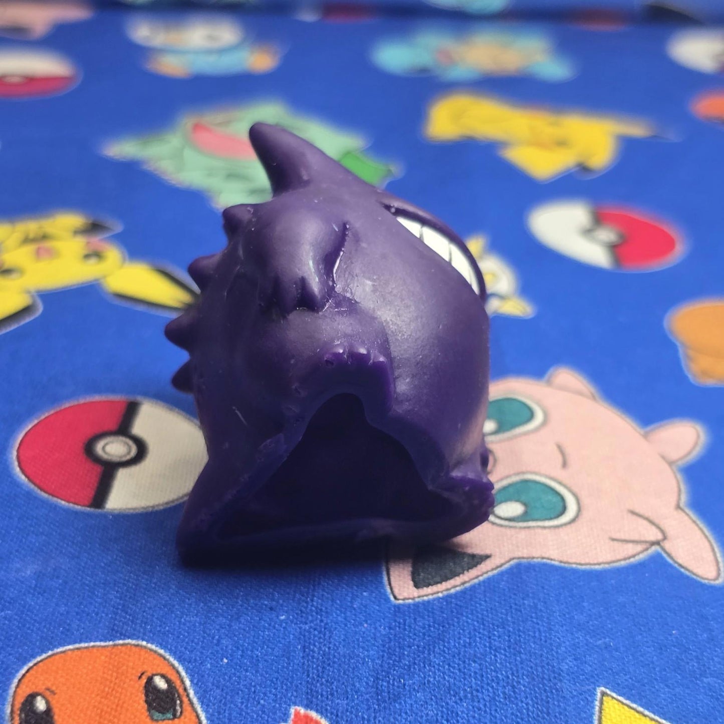 Pokemon Gengar Dark Figure Finger Puppet 1997 Bandai Nintendo Vintage Japan USA