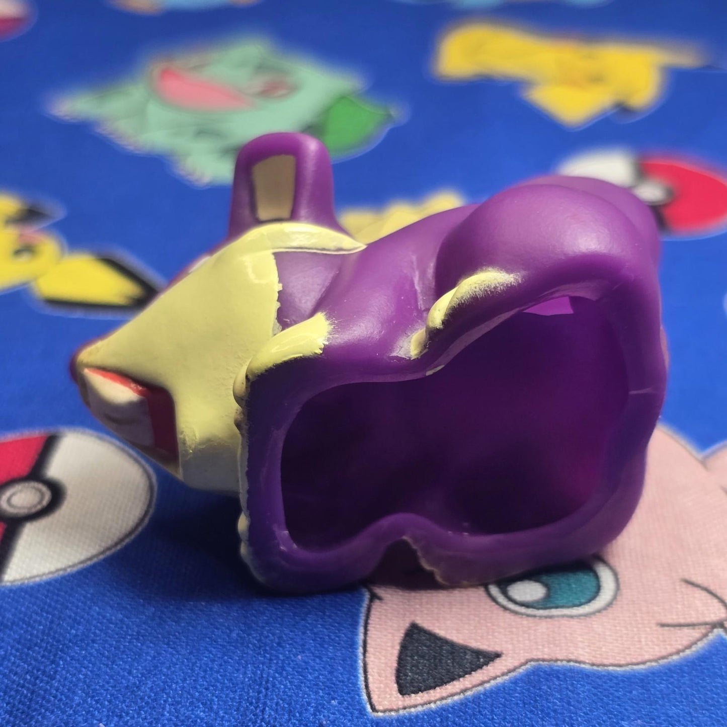 Pokemon Rattata Figure Finger Puppet 1997 Bandai Nintendo Vintage PVC Japan USA