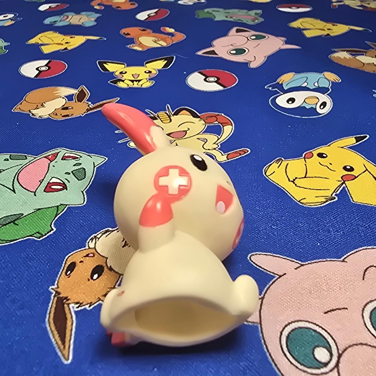 Pokemon Plusle Figure Finger Puppet 2003 Nintendo Bandai PVC Vintage Japan US