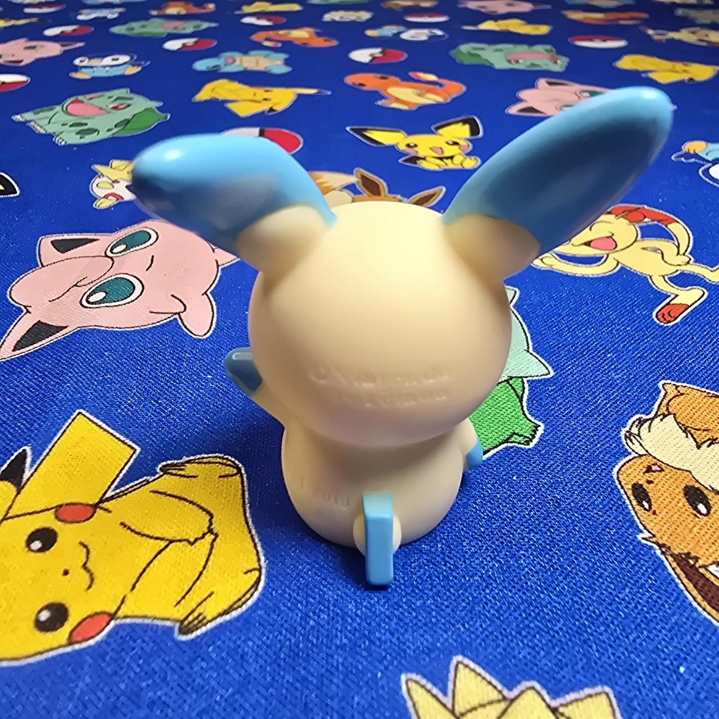 Pokemon Minun Figure Finger Puppet 2010 Nintendo Bandai PVC Vintage Japan US