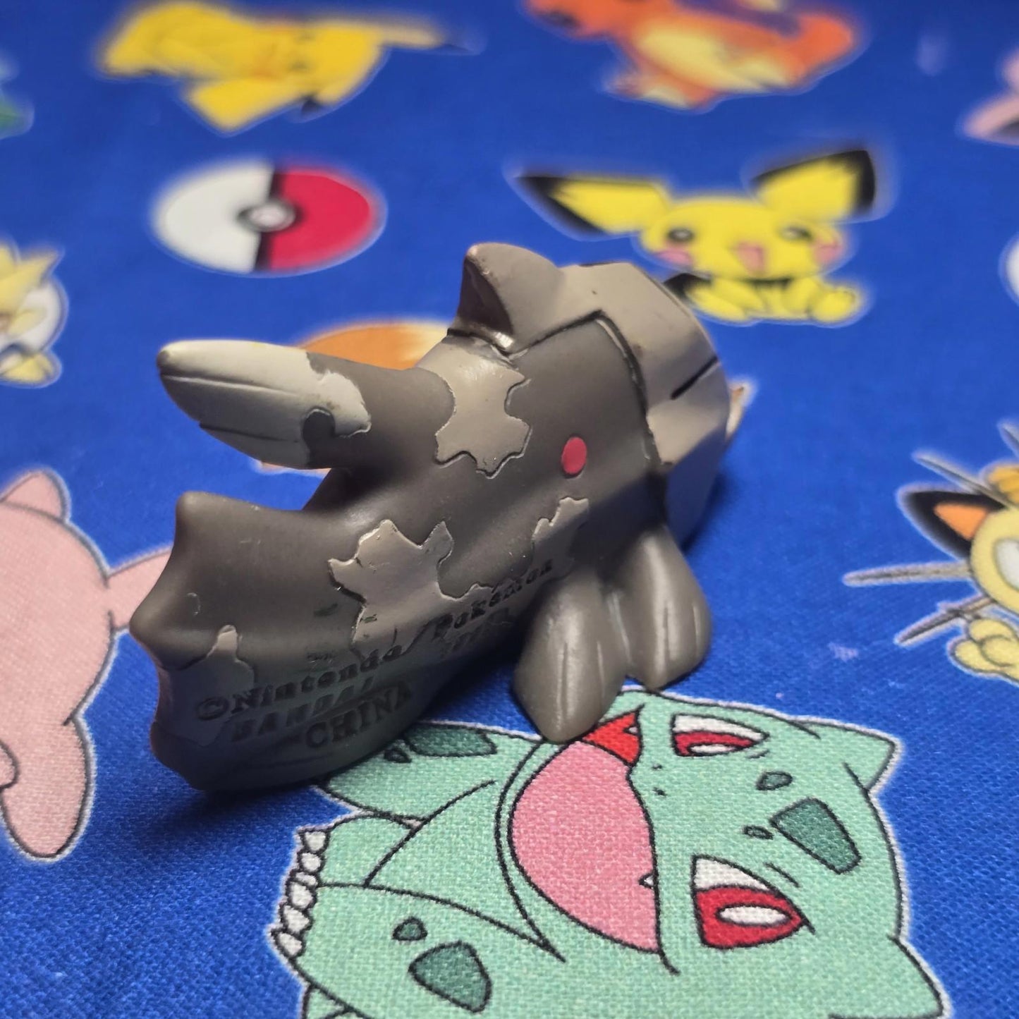 Pokemon Relicanth Figure Finger Puppet 2002 Nintendo Bandai PVC Vintage Japan US
