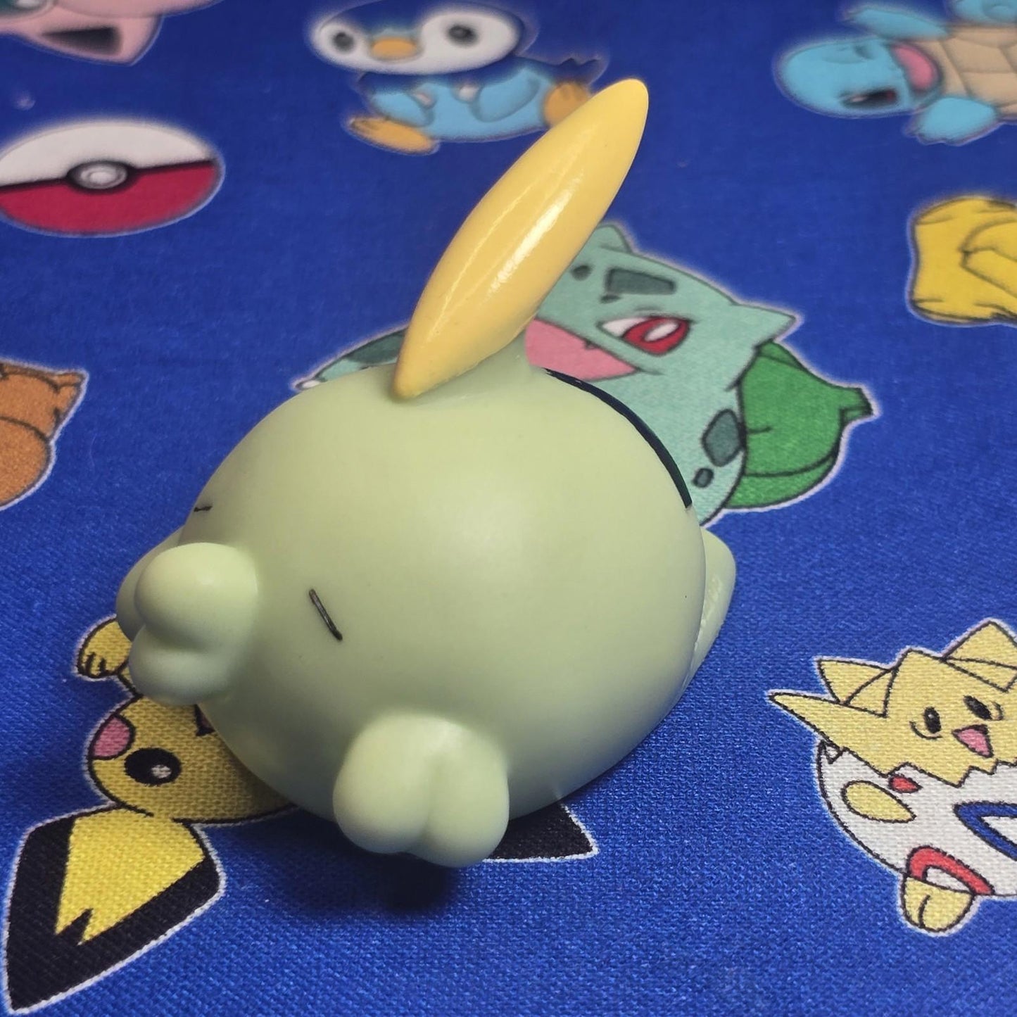 Pokemon Gulpin Figure Finger Puppet 2003 Nintendo Bandai Vintage PVC Japan USA