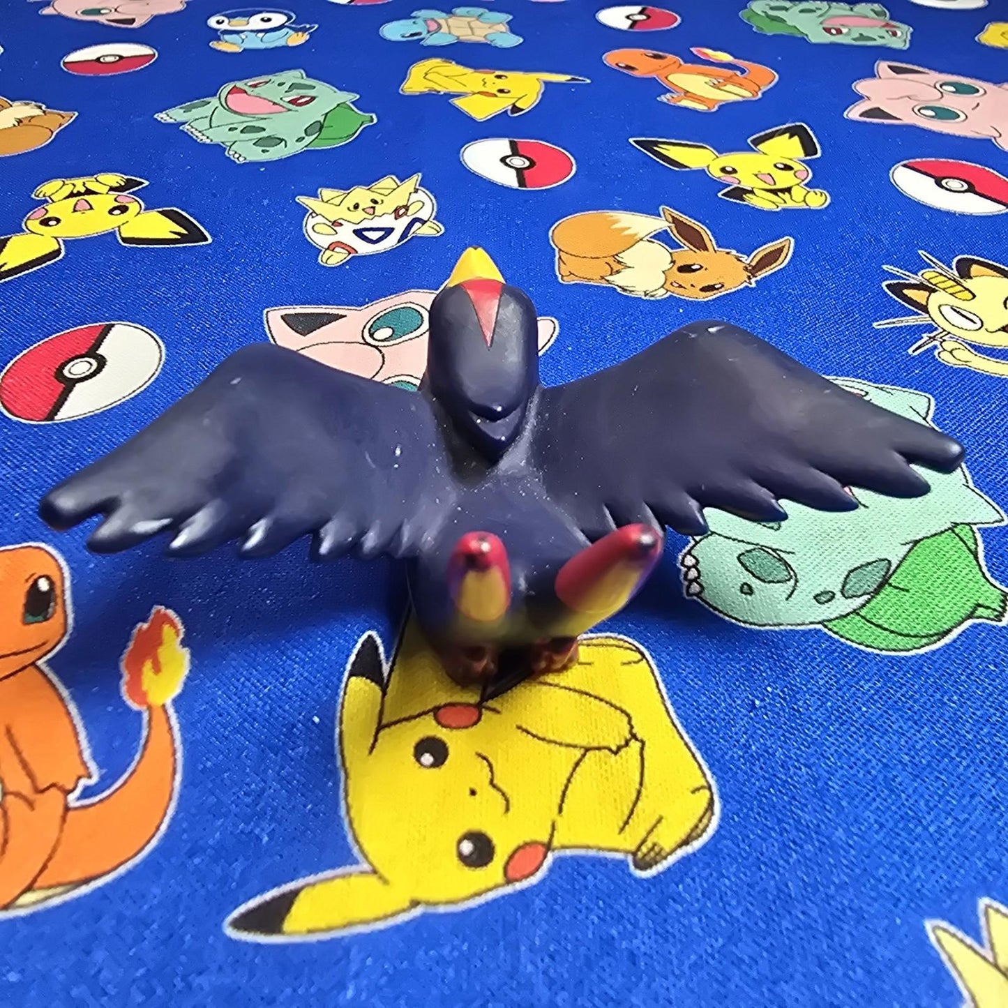 Pokemon Swellow Figure Finger Puppet 2006 Nintendo Bandai PVC Vintage Japan USA