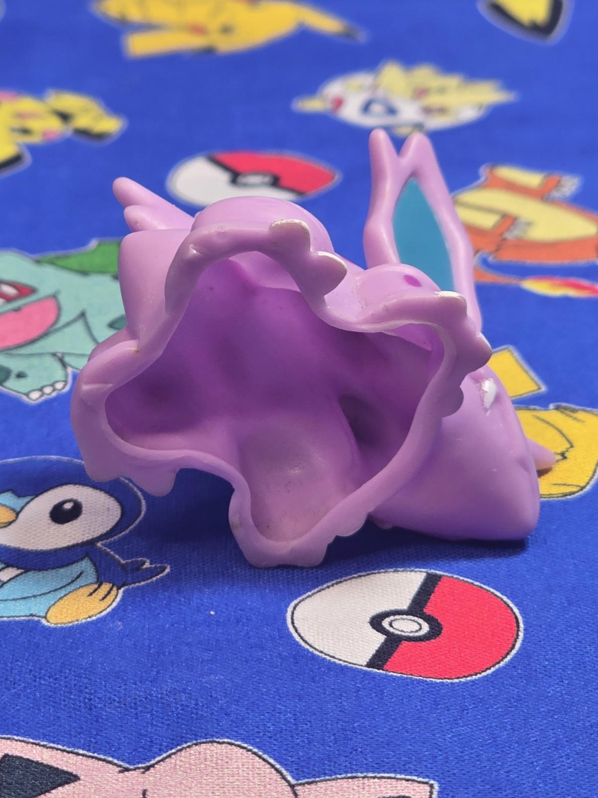 Pokemon Nidorino Figure Finger Puppet 1997 Nintendo Bandai PVC Vintage Japan USA