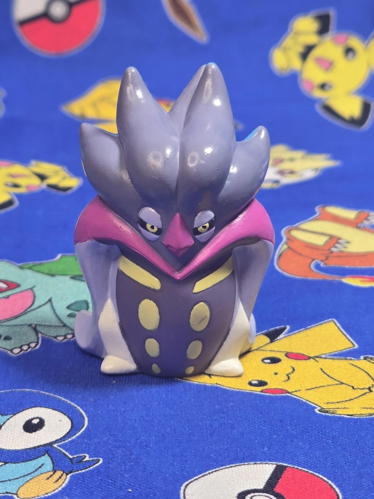 Pokemon Malamar Figure Finger Puppet 2013 Nintendo Bandai PVC Japan USA Seller