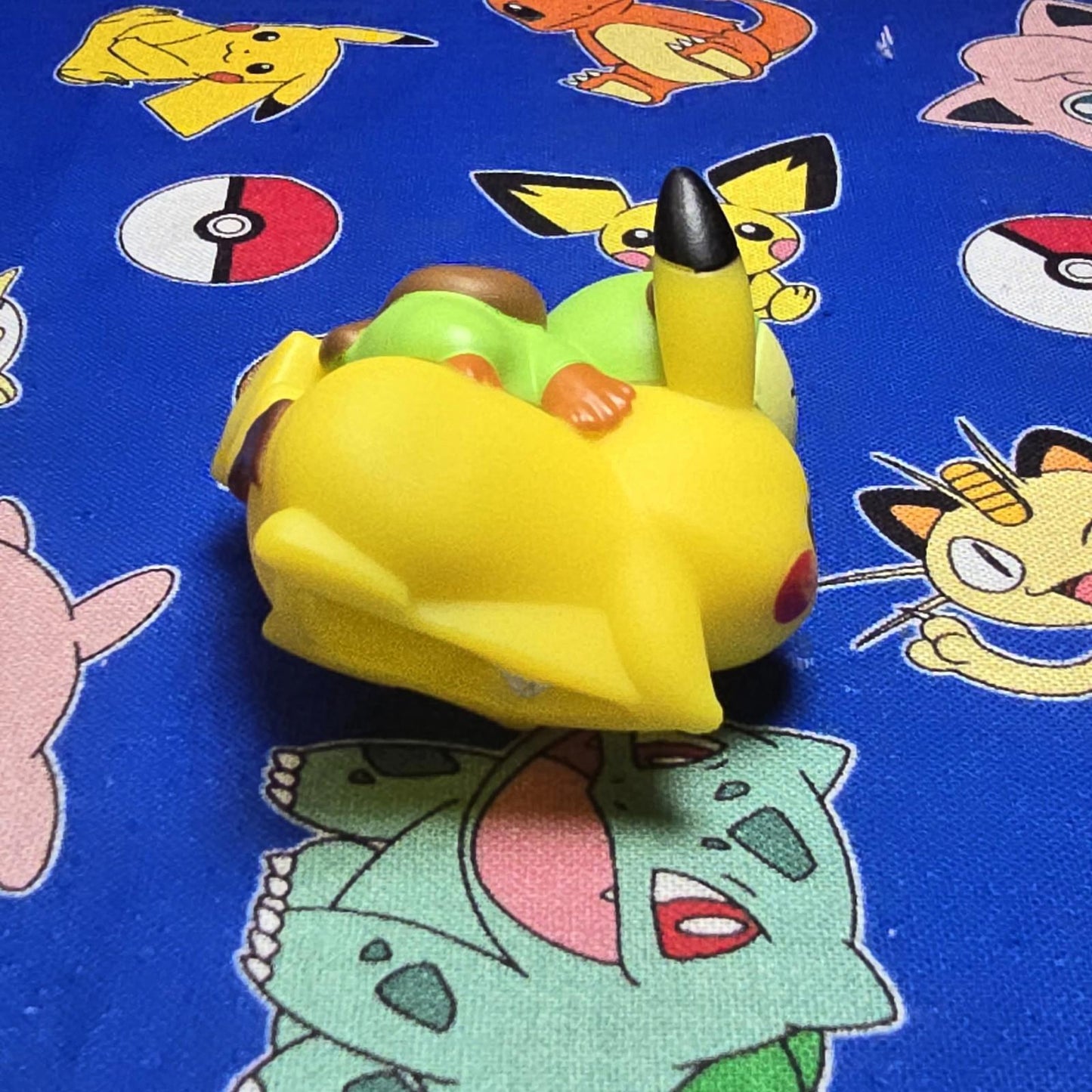 Pokemon Pikachu & Grookey Figure Finger Puppet 2022 Nintendo Bandai Japan USA