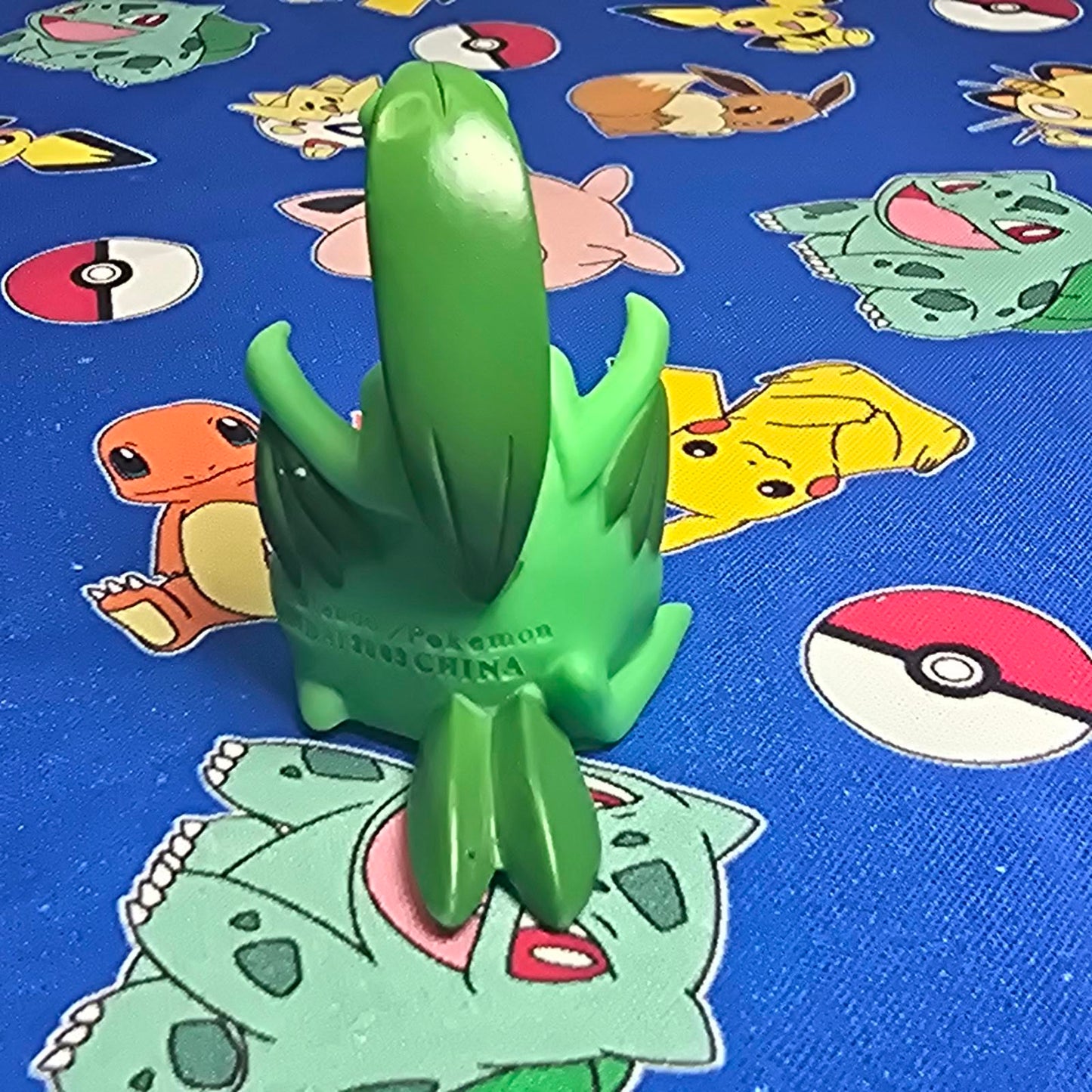Pokemon Grovyle Figure Finger Puppet 2003 Nintendo Bandai PVC Vintage Japan USA
