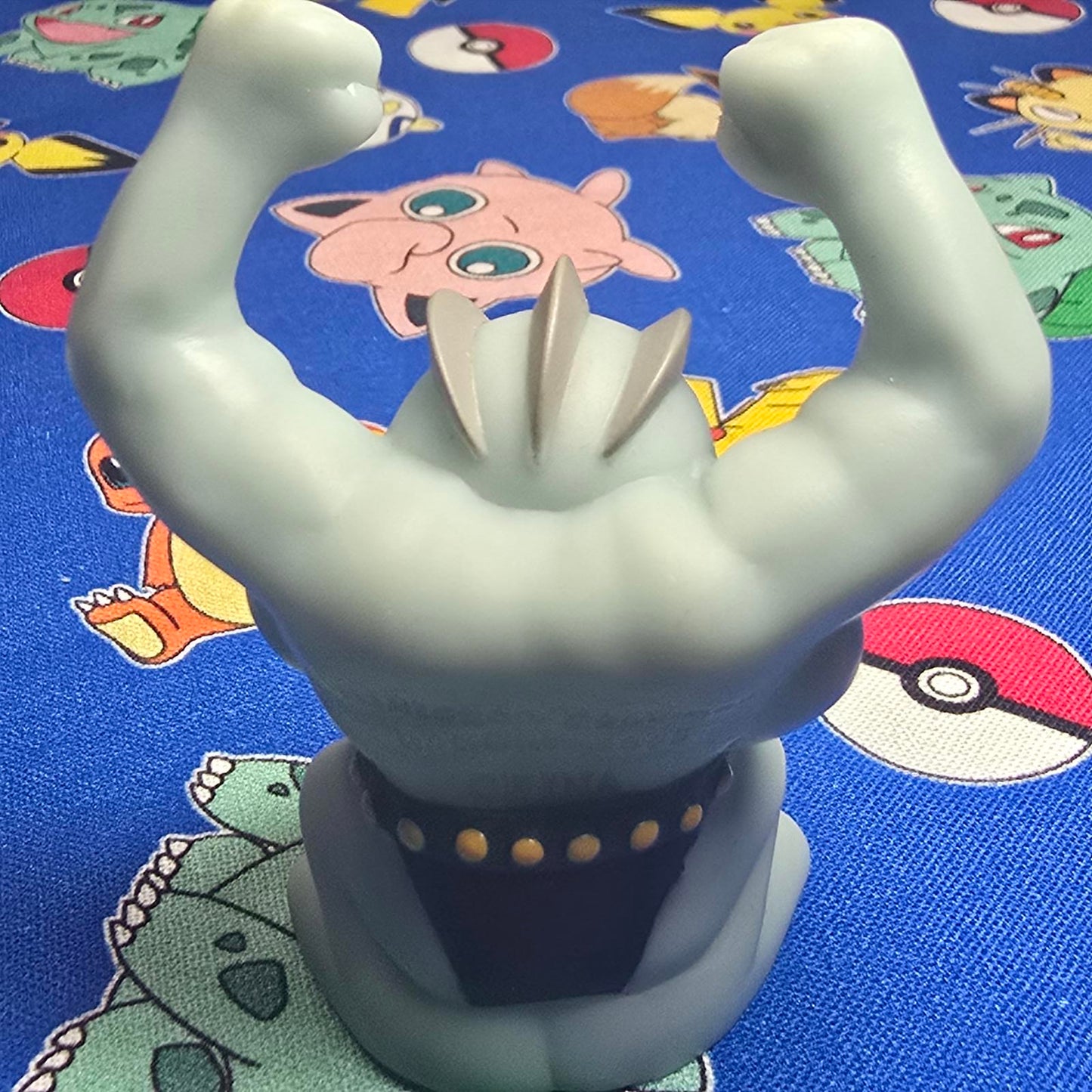 Pokemon Machamp Figure Finger Puppet 2005 Nintendo Bandai PVC Vintage Japan USA