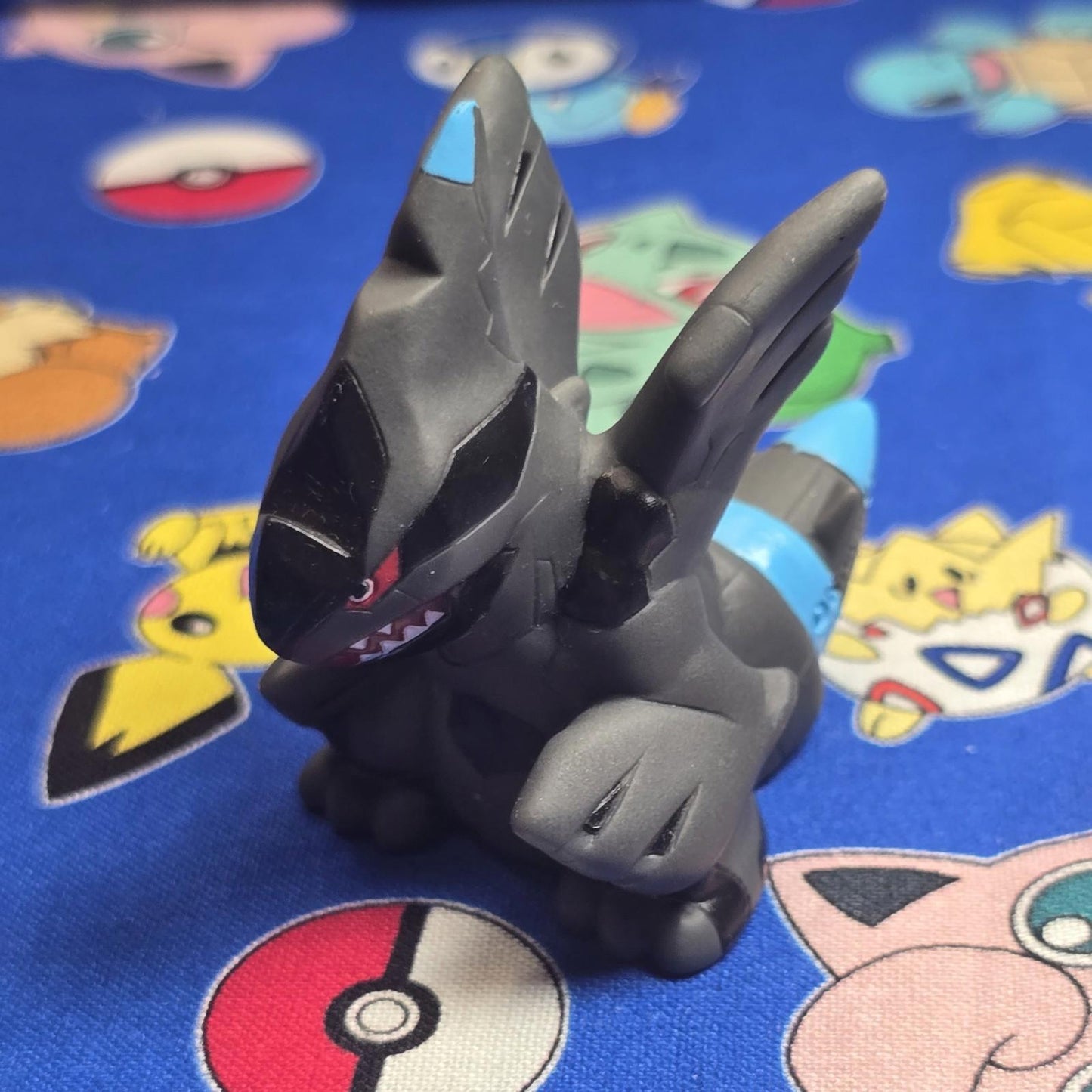 Pokemon Zekrom Figure Finger Puppet 2010 Nintendo Bandai PVC Japan USA Seller
