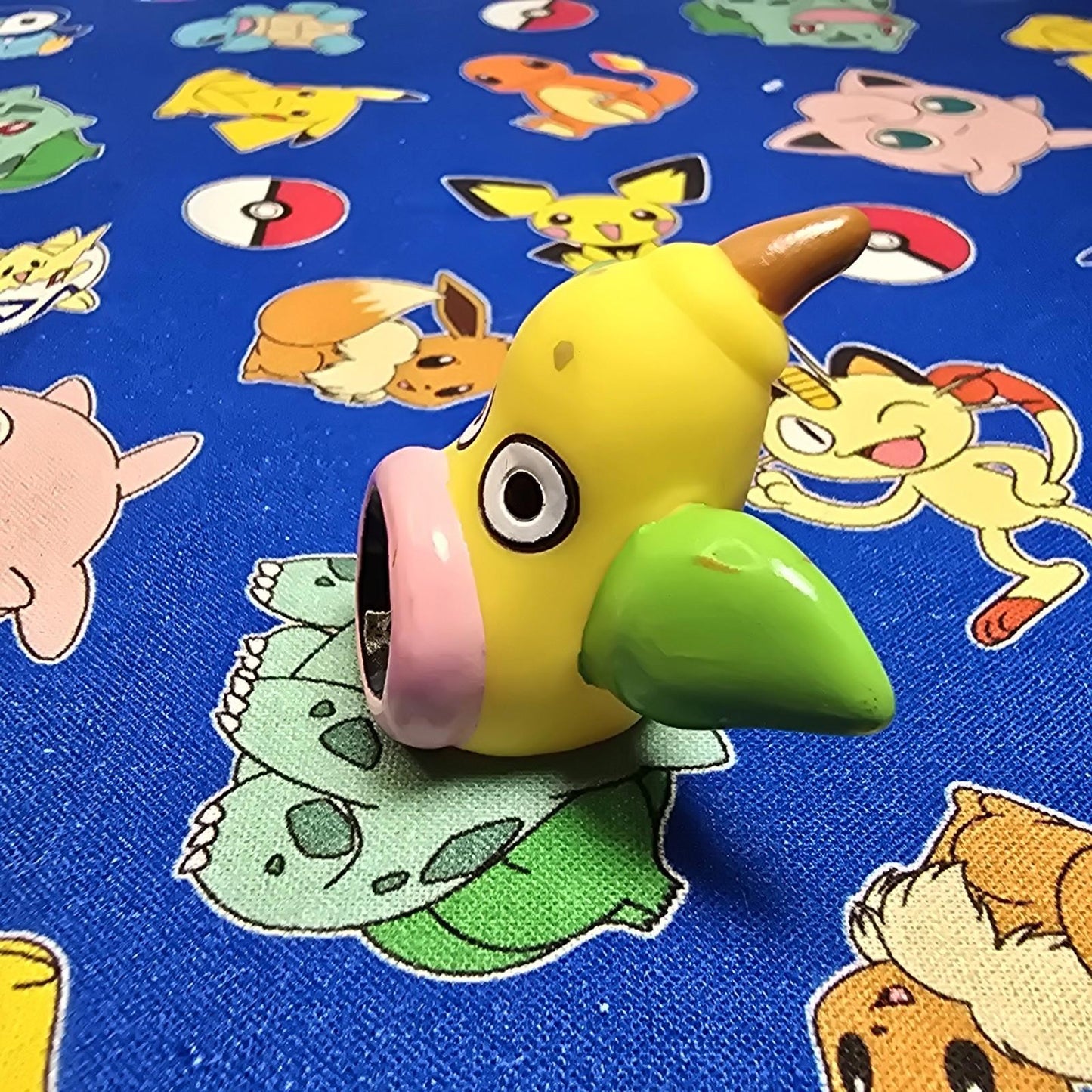Pokemon Weepinbell Pink Figure Finger Puppet 1996 Nintendo PVC Bandai Vintage US
