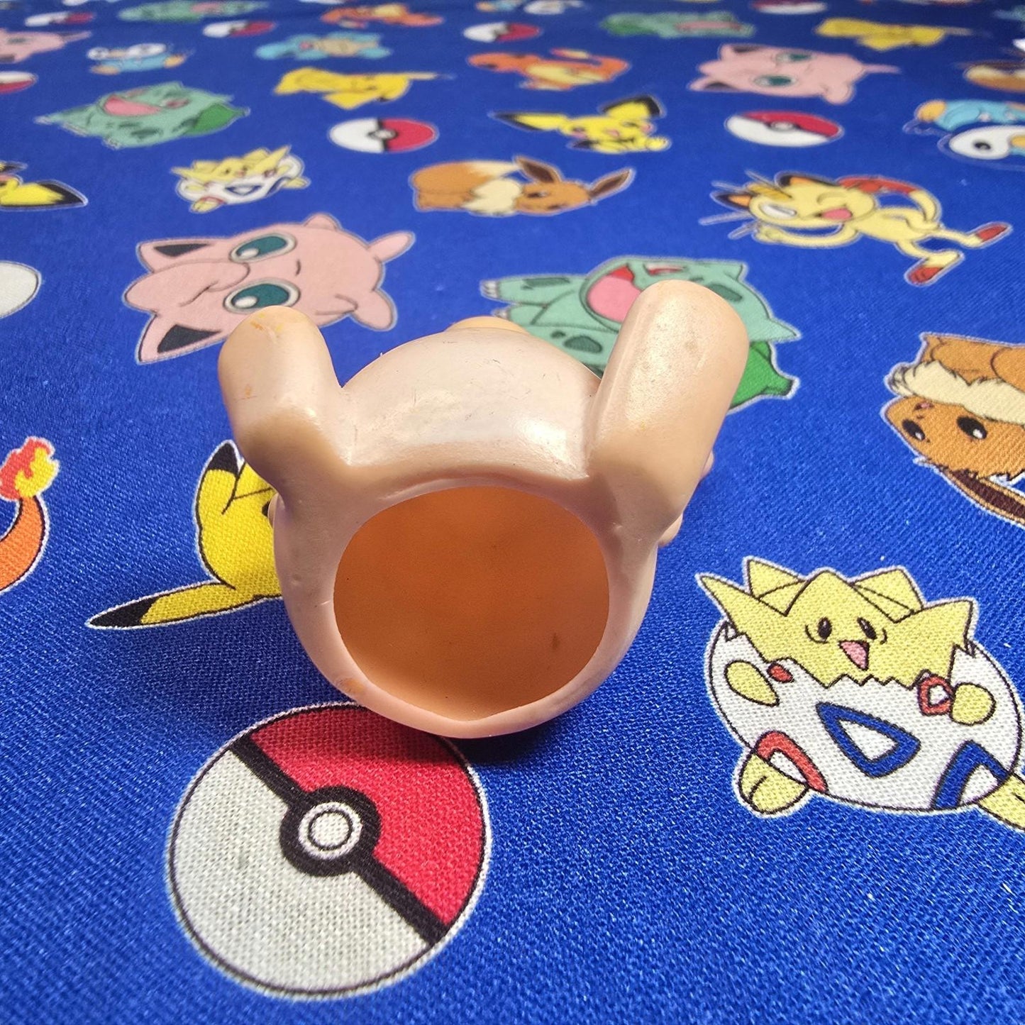 Pokemon Wigglytuff Figure Finger Puppet 1996 Nintendo Bandai PVC Vintage Japan