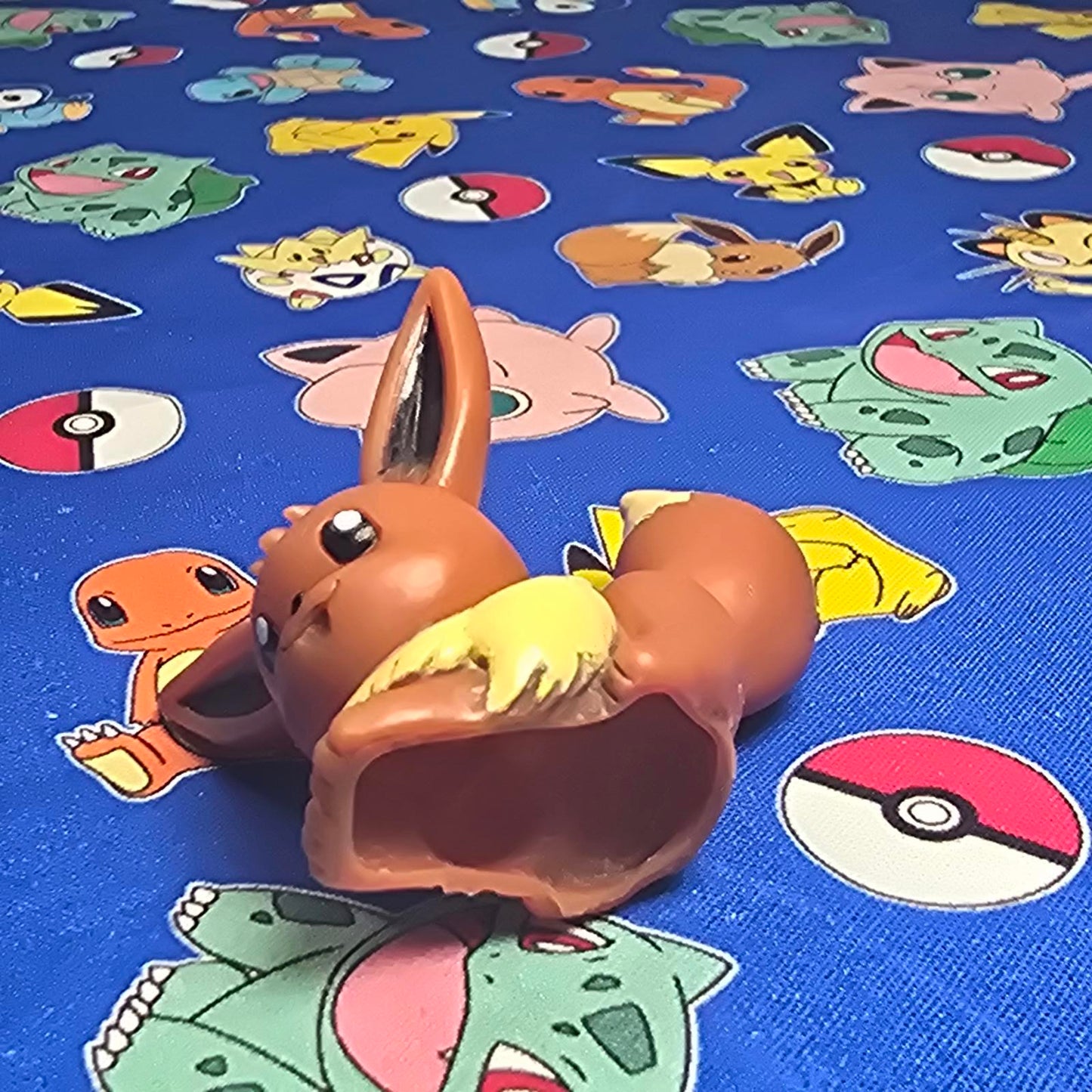 Pokemon Eevee Figure Finger Puppet 2002 Nintendo Bandai Vintage Japan USA Seller