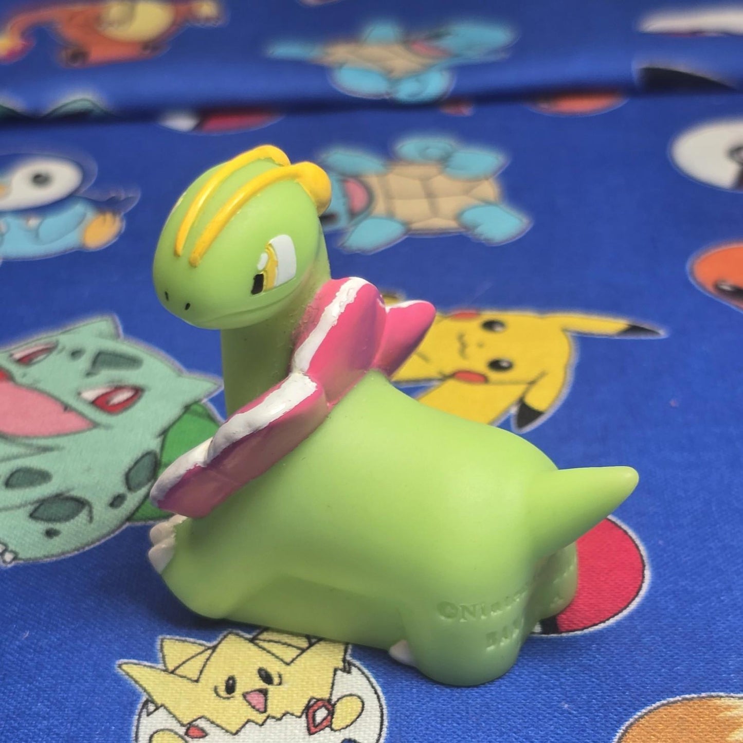 Pokemon Meganium Figure Finger Puppets 2009 Nintendo Bandai PVC Japan US Seller