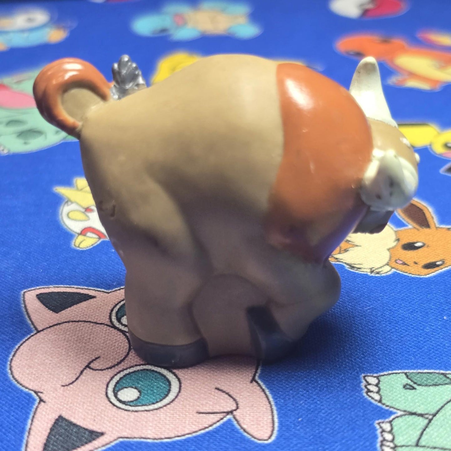 Pokemon Tauros Figure Finger Puppet 1997 Bandai Nintendo Vintage PVC Japan USA