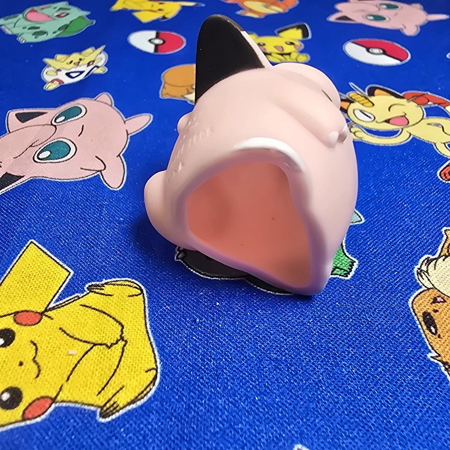 Pokemon Clefairy Figure Finger Puppet 2005 Nintendo Bandai Vintage PVC Japan USA