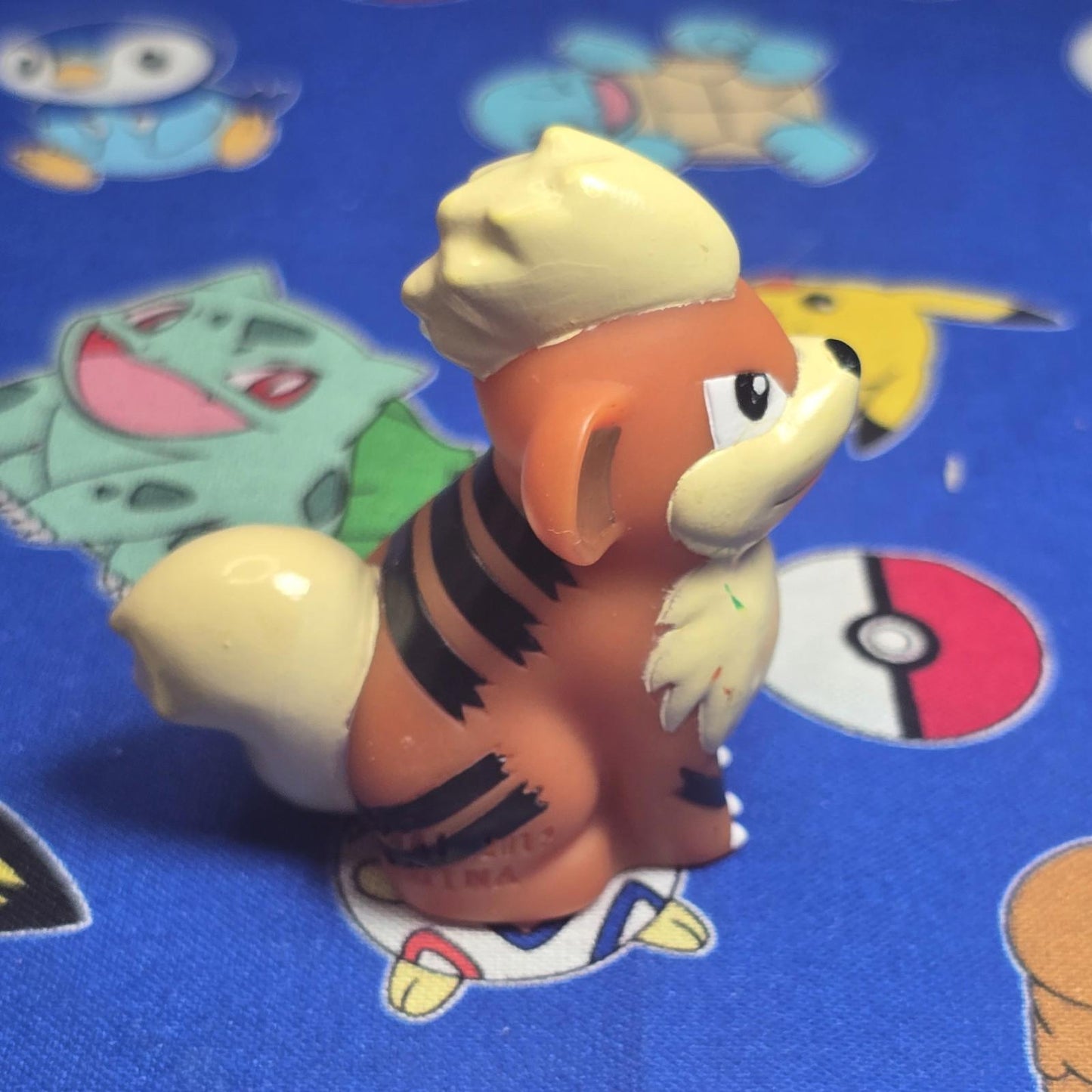 Pokemon Growlithe Figure Finger Puppet 2012 Nintendo Bandai PVC Vintage Japan US