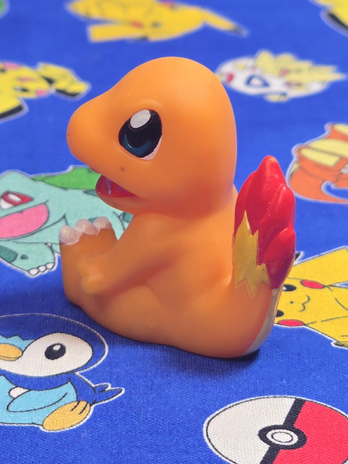 Pokemon Charmander Figure Finger Puppet 2004 Nintendo Bandai Vintage Japan USA