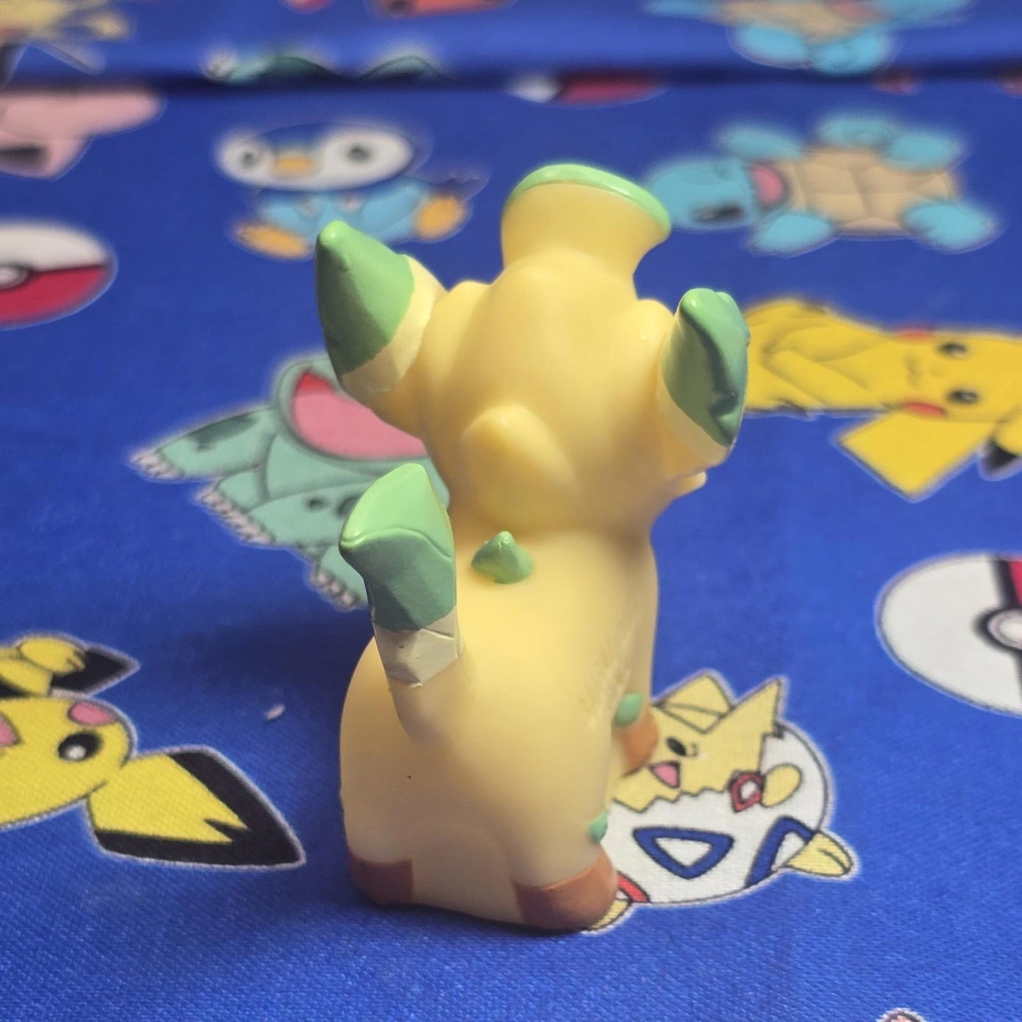 Pokemon Leafeon Figure Finger Puppet 2007 Nintendo Bandai PVC Japan USA Seller