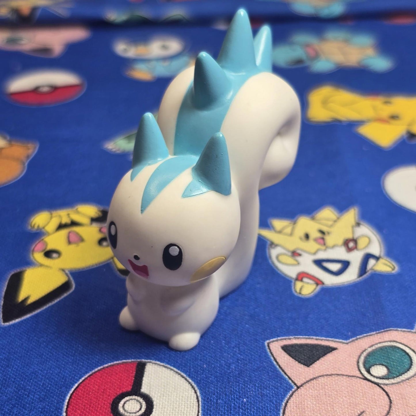 Pokemon Pachirisu Figure Finger Puppet 2006 Nintendo Bandai PVC Vintage Japan US