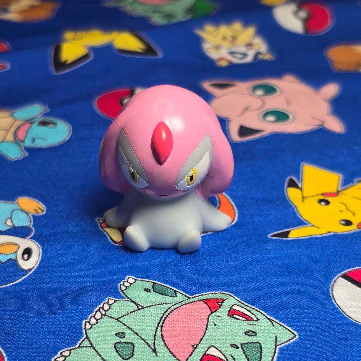 Pokemon Mesprit Figure Finger Puppet 2007 Nintendo Bandai PVC Vintage Japan USA