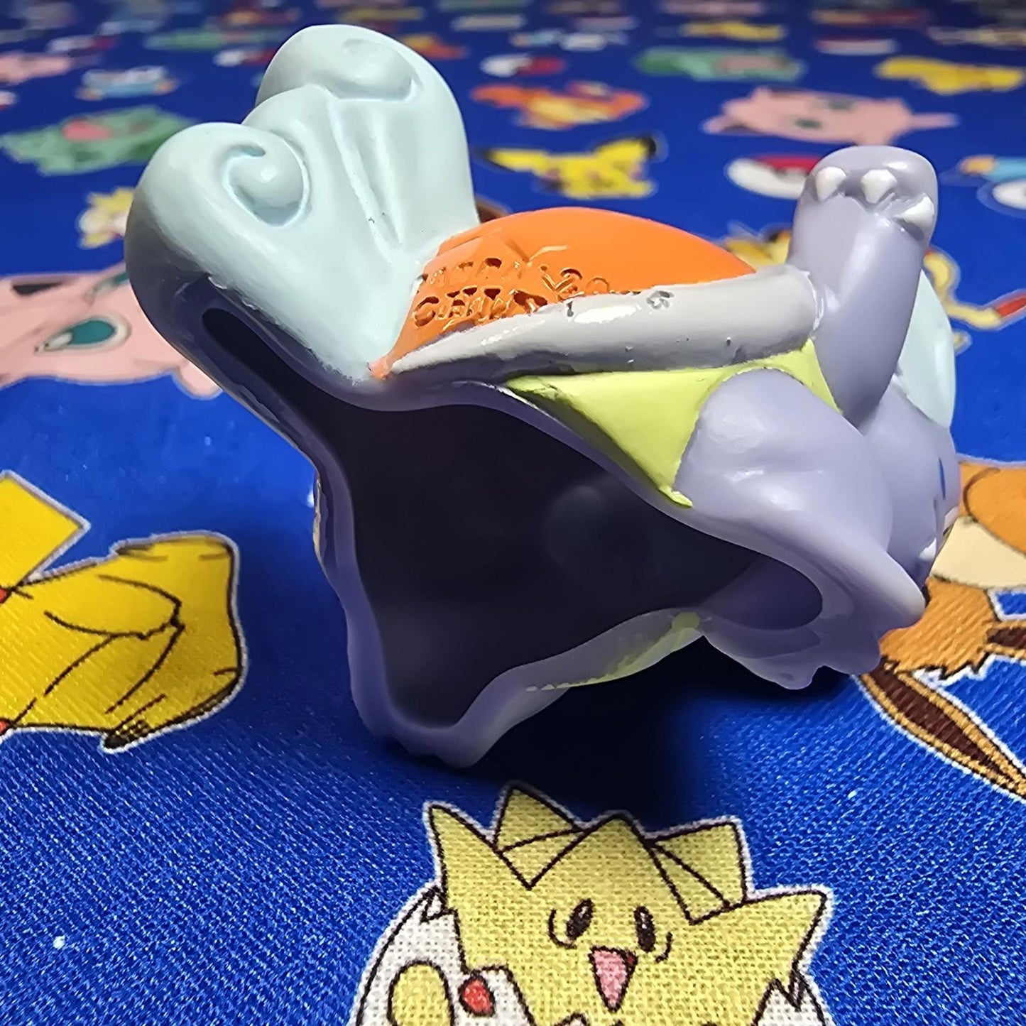 Pokemon Wartortle Figure Finger Puppet 2005 Nintendo Bandai Vintage Japan USA