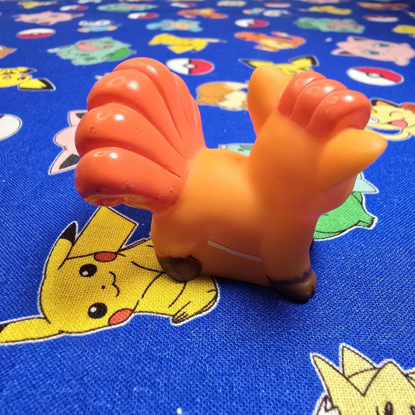 Pokemon Vulpix Figure Finger Puppet 2009 Nintendo Bandai PVC Japan US Seller