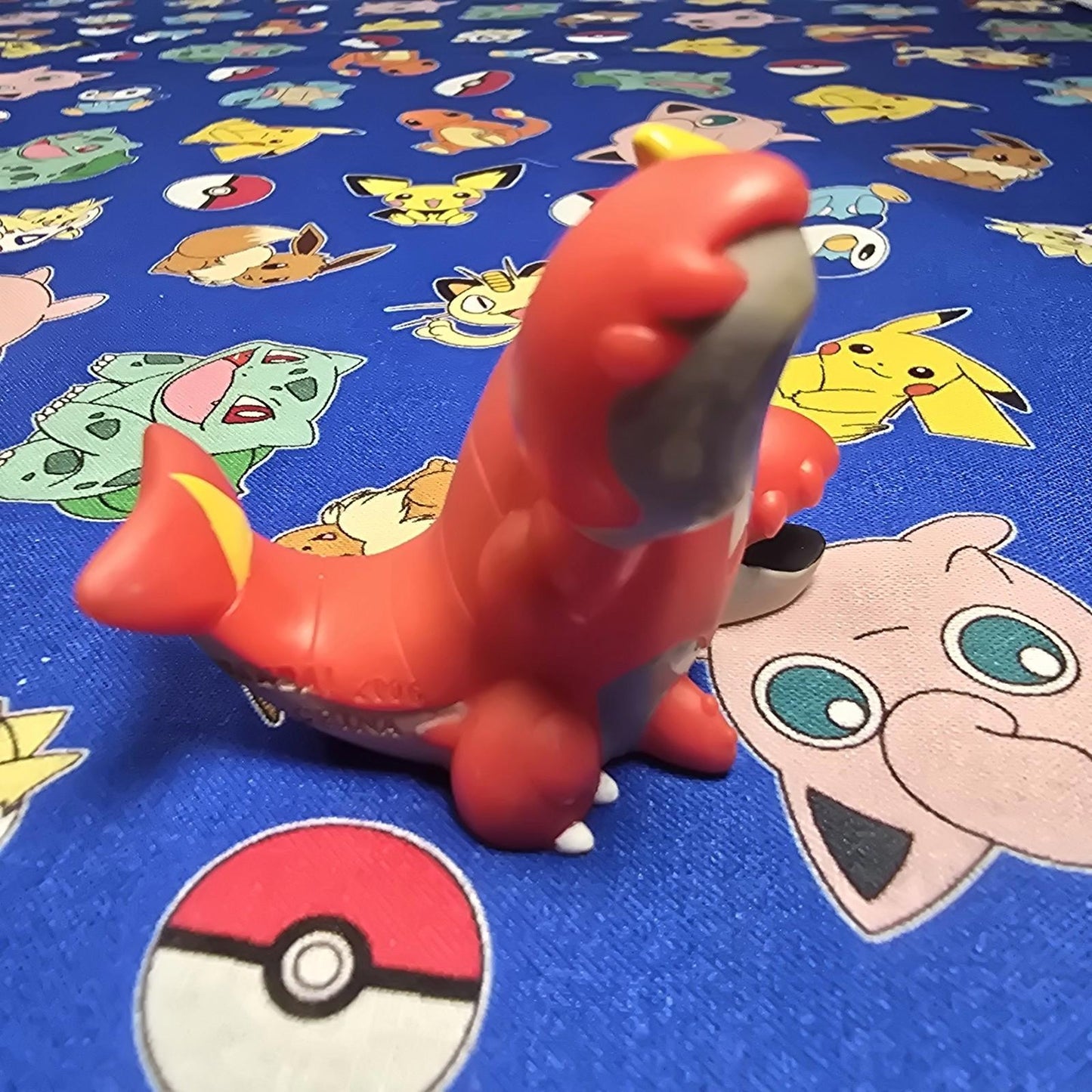 Pokemon Crawdaunt Figure Finger Puppet 2006 Nintendo Bandai PVC Vintage Japan US