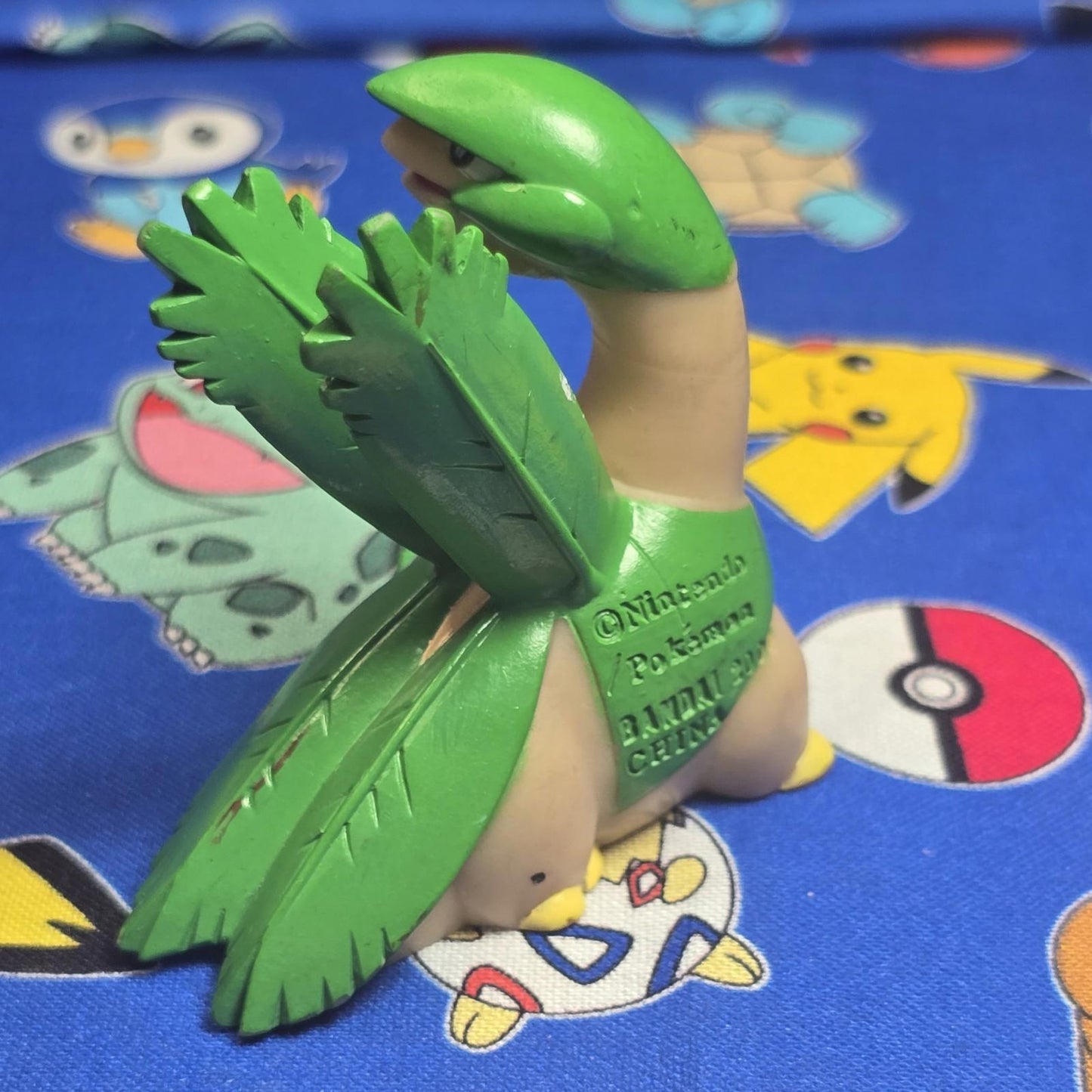 Pokemon Tropius Figure Finger Puppet 2004 Nintendo Bandai PVC Vintage Japan US