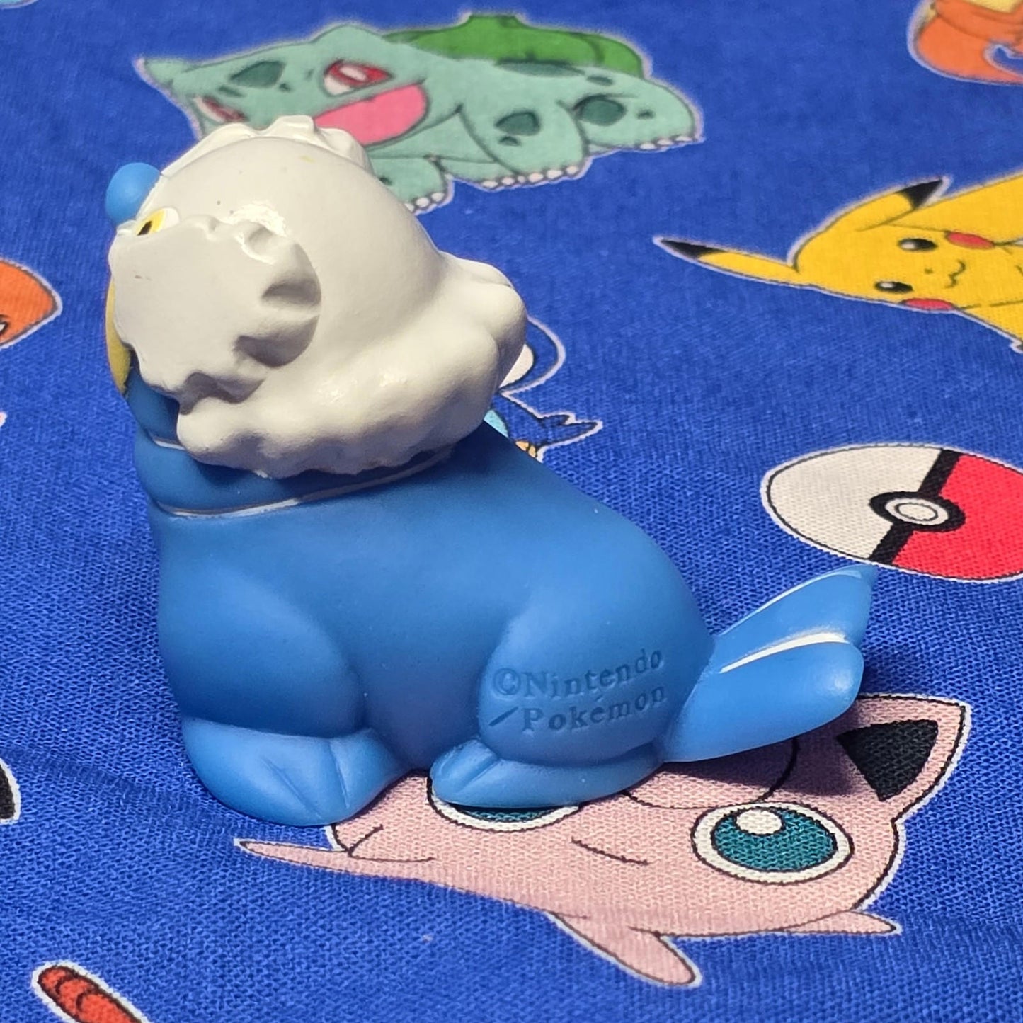 Pokemon Walrein Figure Finger Puppet 2003 Nintendo Bandai PVC Vintage Japan USA