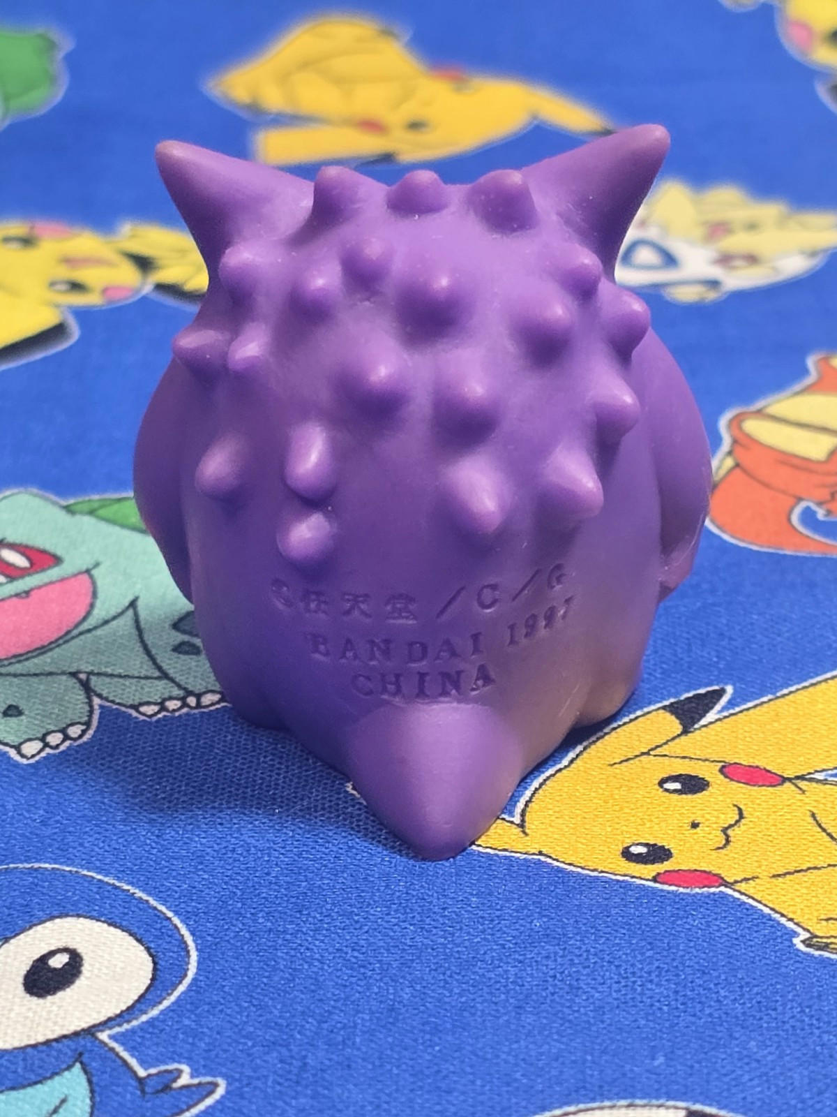 Pokemon Gengar Figure Finger Puppet 1997 Bandai Nintendo PVC Vintage Japan USA